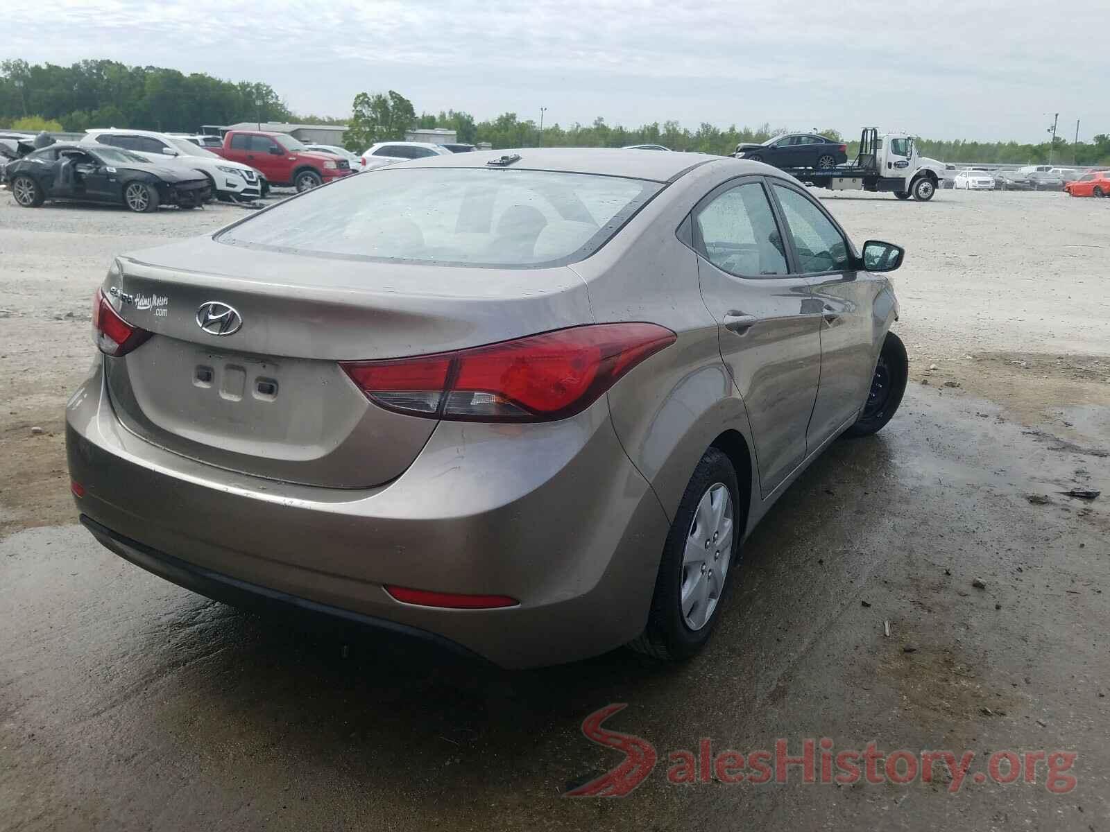 5NPDH4AE5GH754052 2016 HYUNDAI ELANTRA