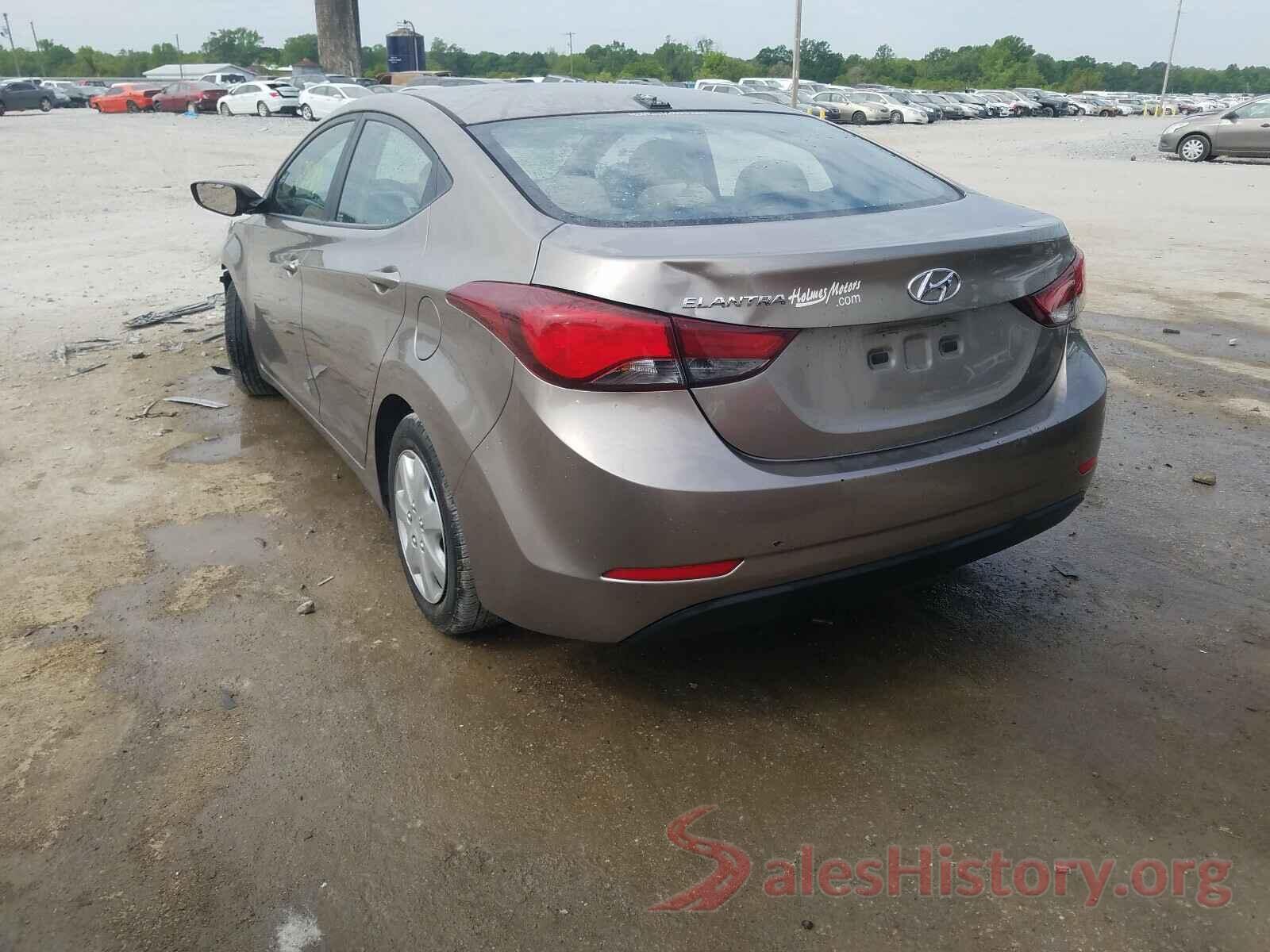 5NPDH4AE5GH754052 2016 HYUNDAI ELANTRA