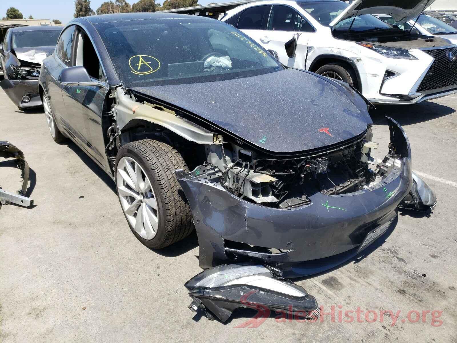 5YJ3E1EB0LF721505 2020 TESLA MODEL 3