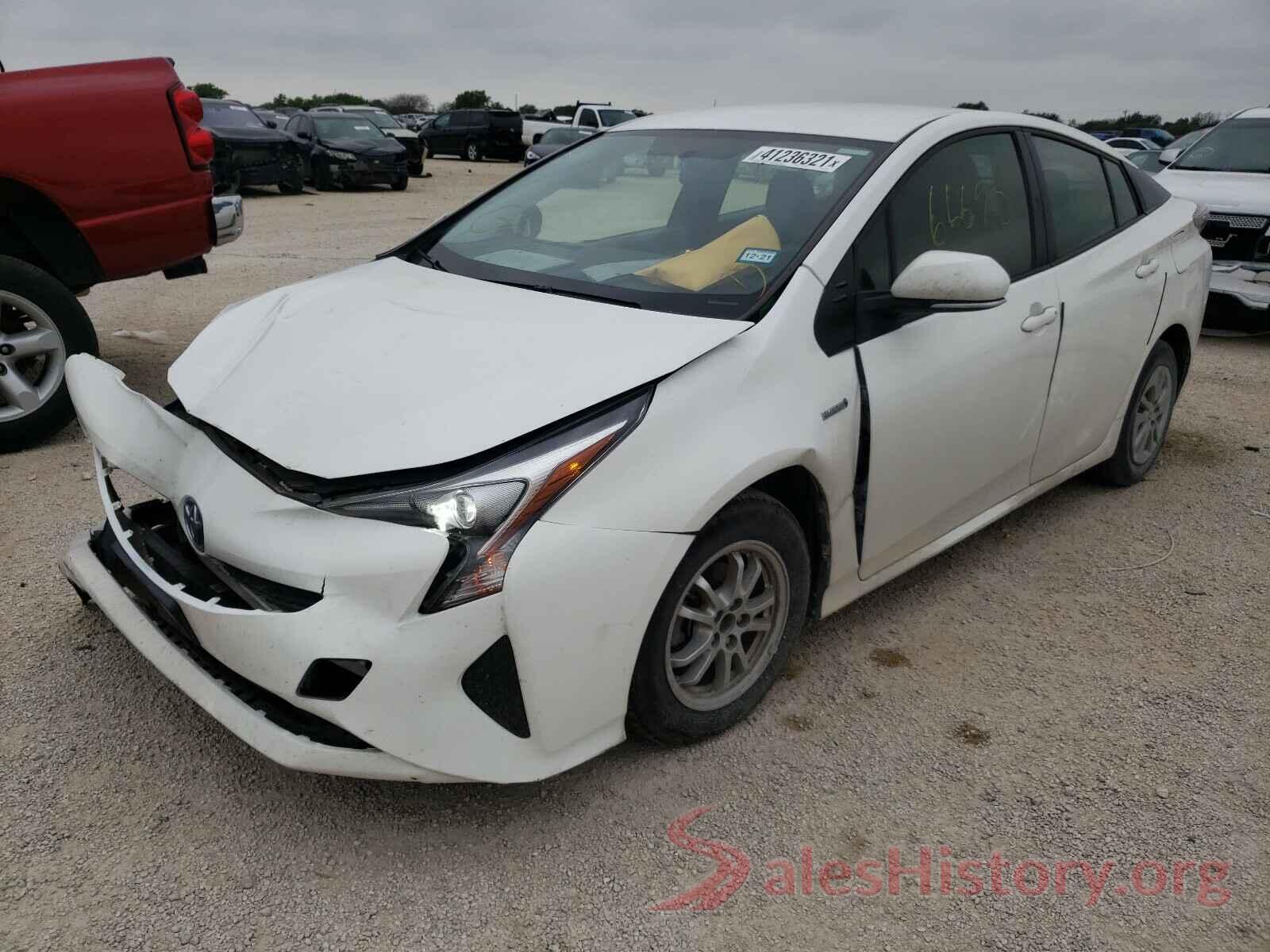 JTDKBRFU6G3010106 2016 TOYOTA PRIUS