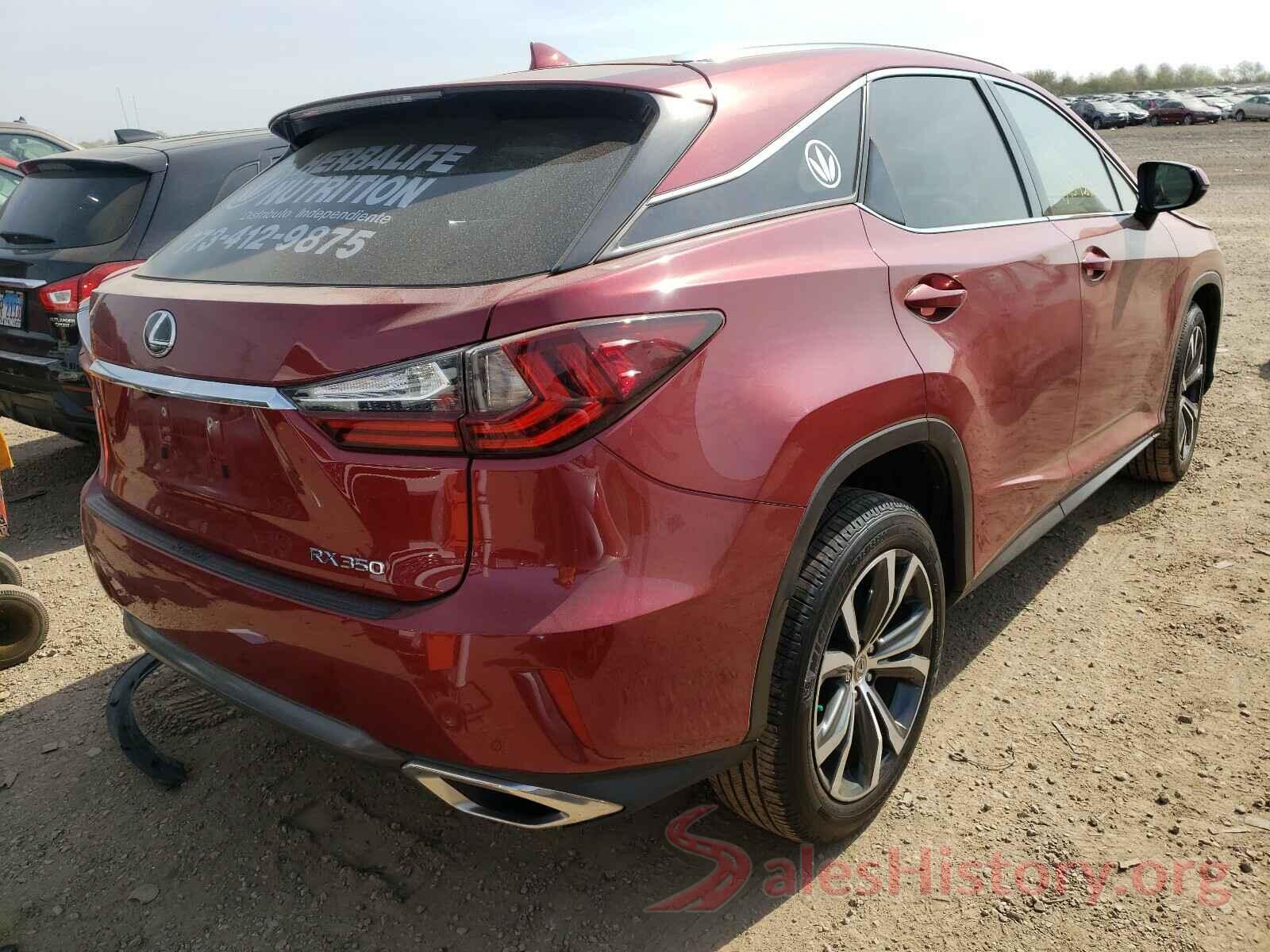 2T2BZMCA4HC093130 2017 LEXUS RX350