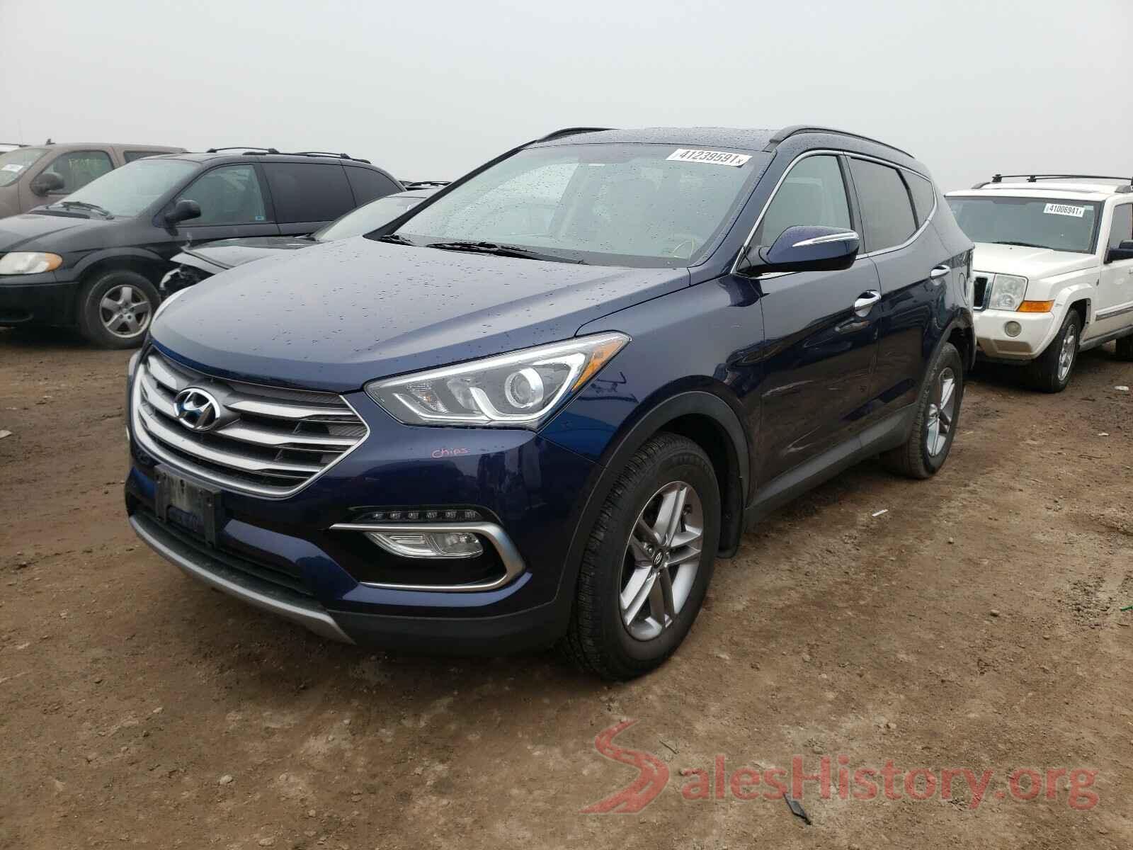 5XYZUDLB2JG505274 2018 HYUNDAI SANTA FE