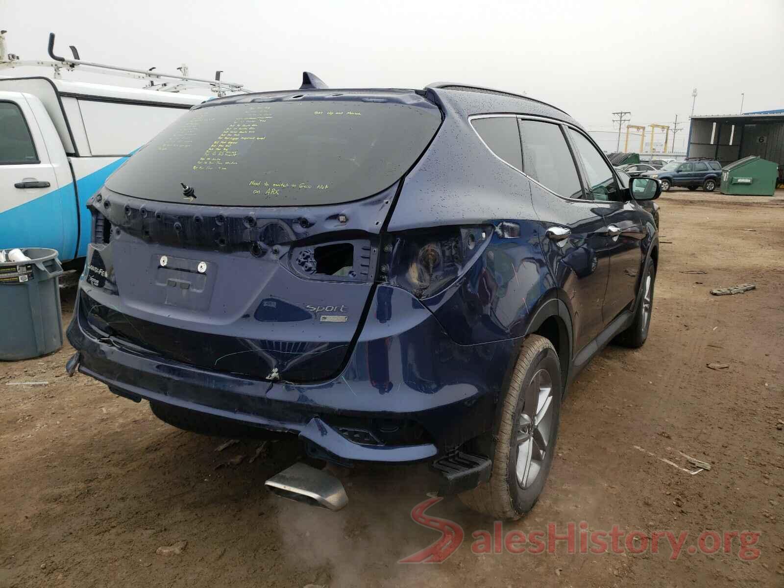 5XYZUDLB2JG505274 2018 HYUNDAI SANTA FE