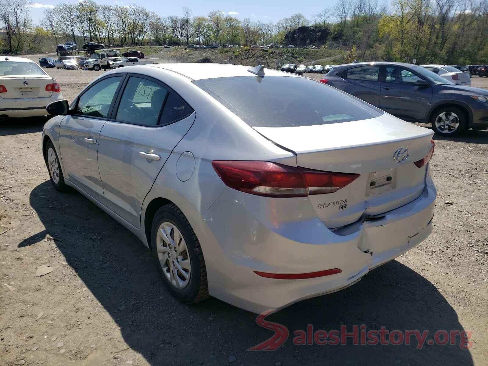 KMHD74LF4HU072307 2017 HYUNDAI ELANTRA