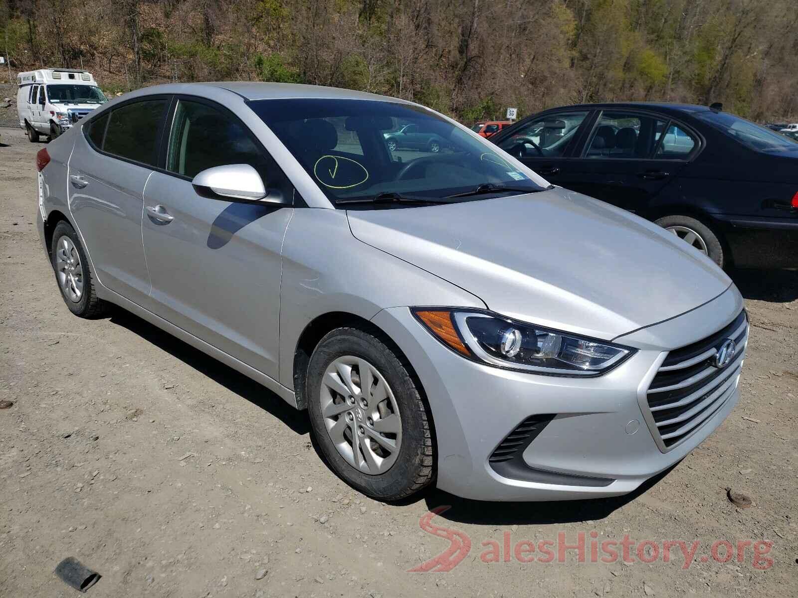 KMHD74LF4HU072307 2017 HYUNDAI ELANTRA