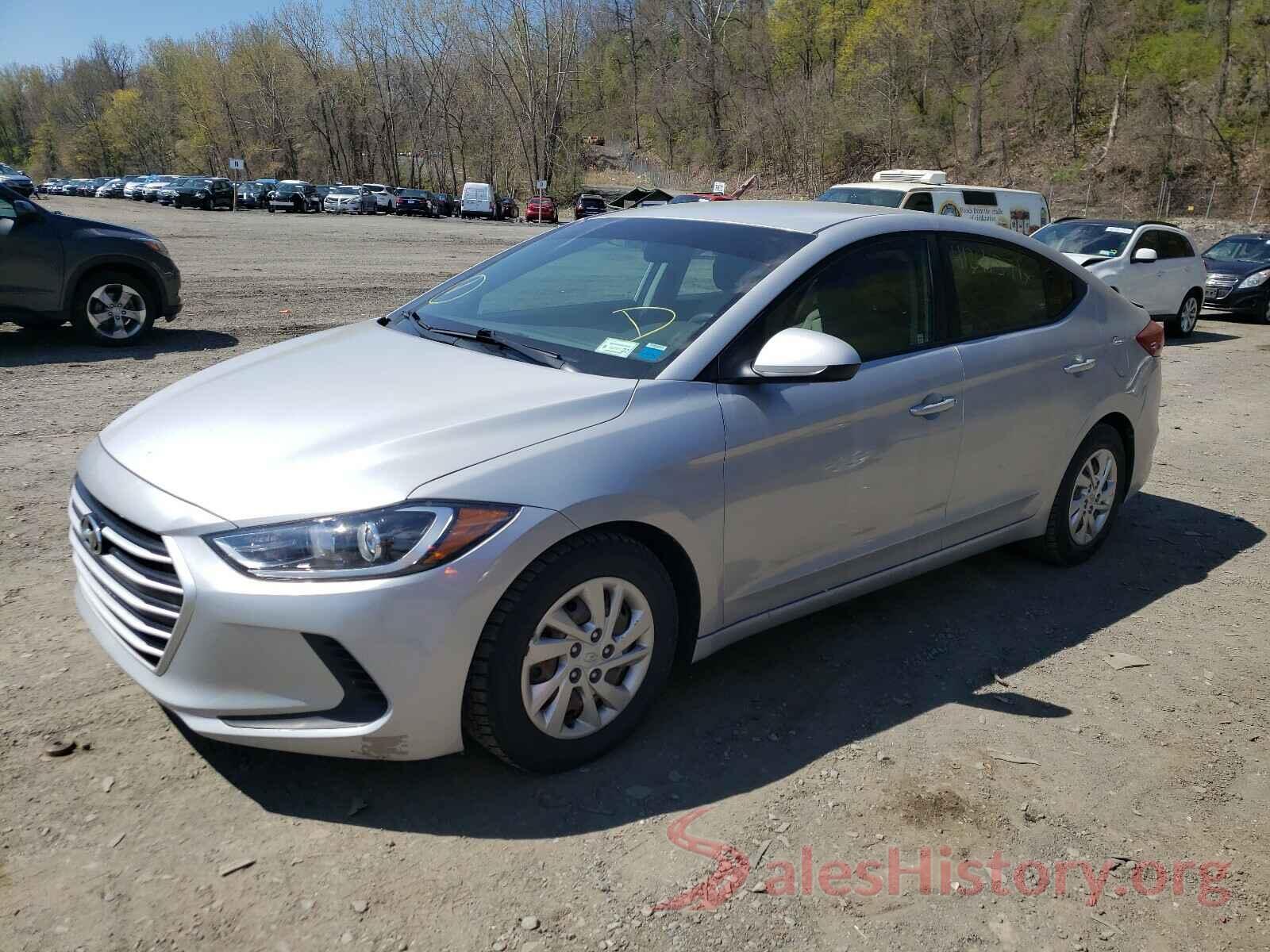 KMHD74LF4HU072307 2017 HYUNDAI ELANTRA