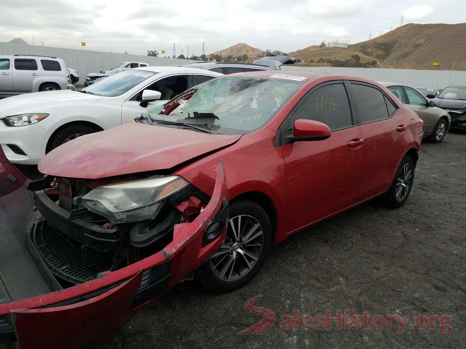 5YFBURHE7GP404348 2016 TOYOTA COROLLA