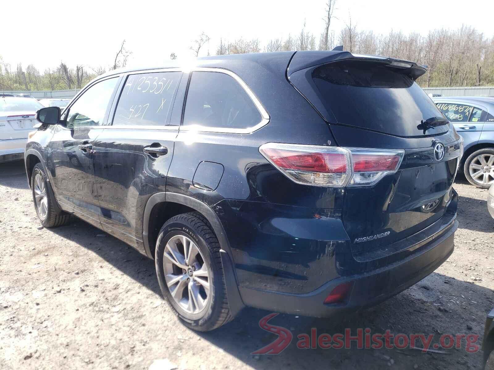 5TDBKRFH6GS300007 2016 TOYOTA HIGHLANDER