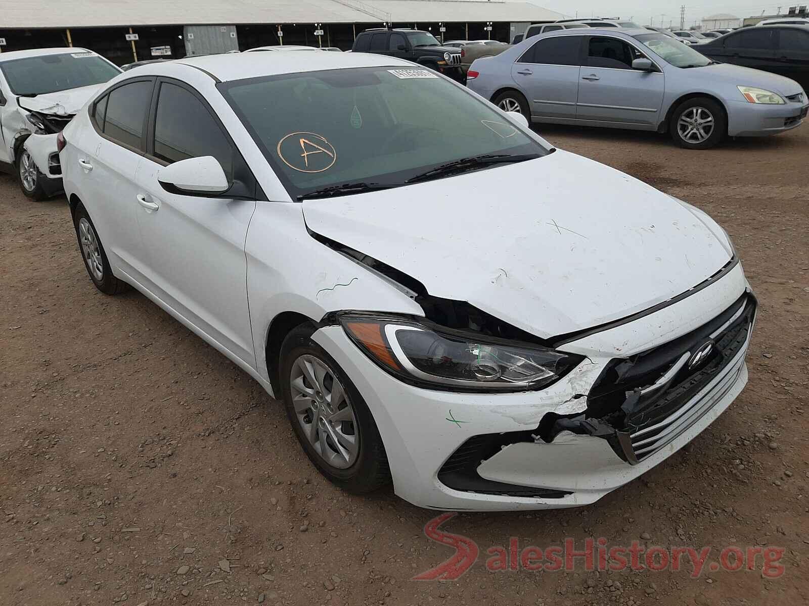 5NPD74LF0JH281242 2018 HYUNDAI ELANTRA