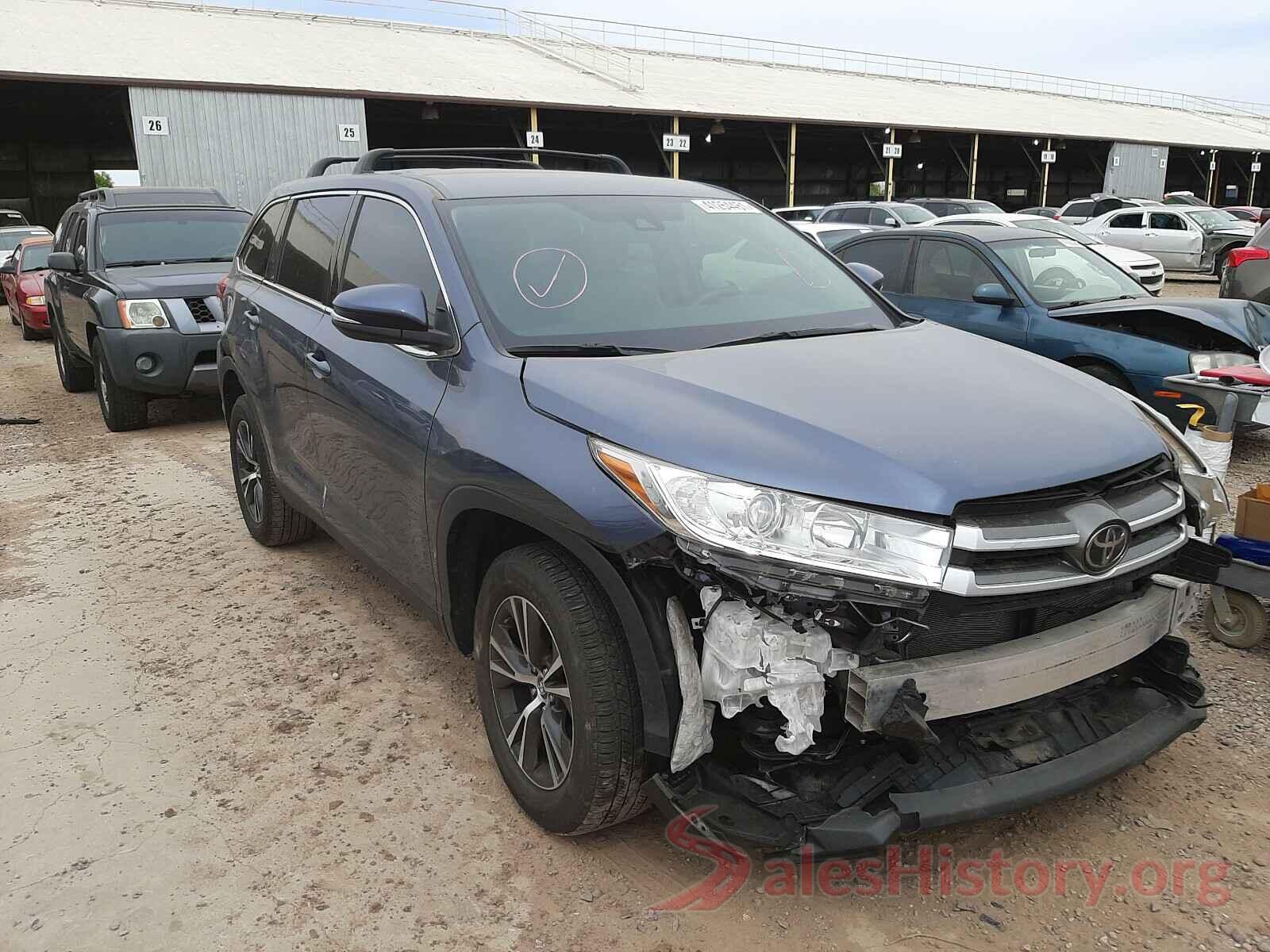 5TDZZRFH7KS349641 2019 TOYOTA HIGHLANDER