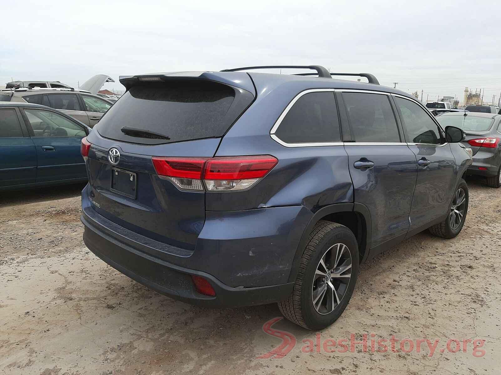 5TDZZRFH7KS349641 2019 TOYOTA HIGHLANDER