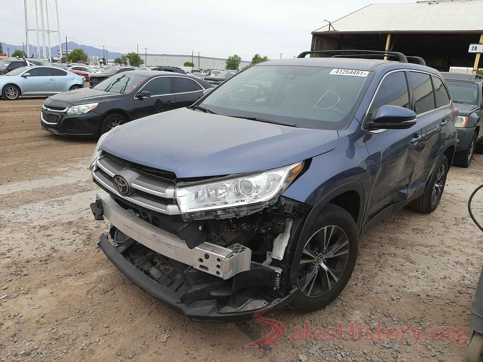 5TDZZRFH7KS349641 2019 TOYOTA HIGHLANDER