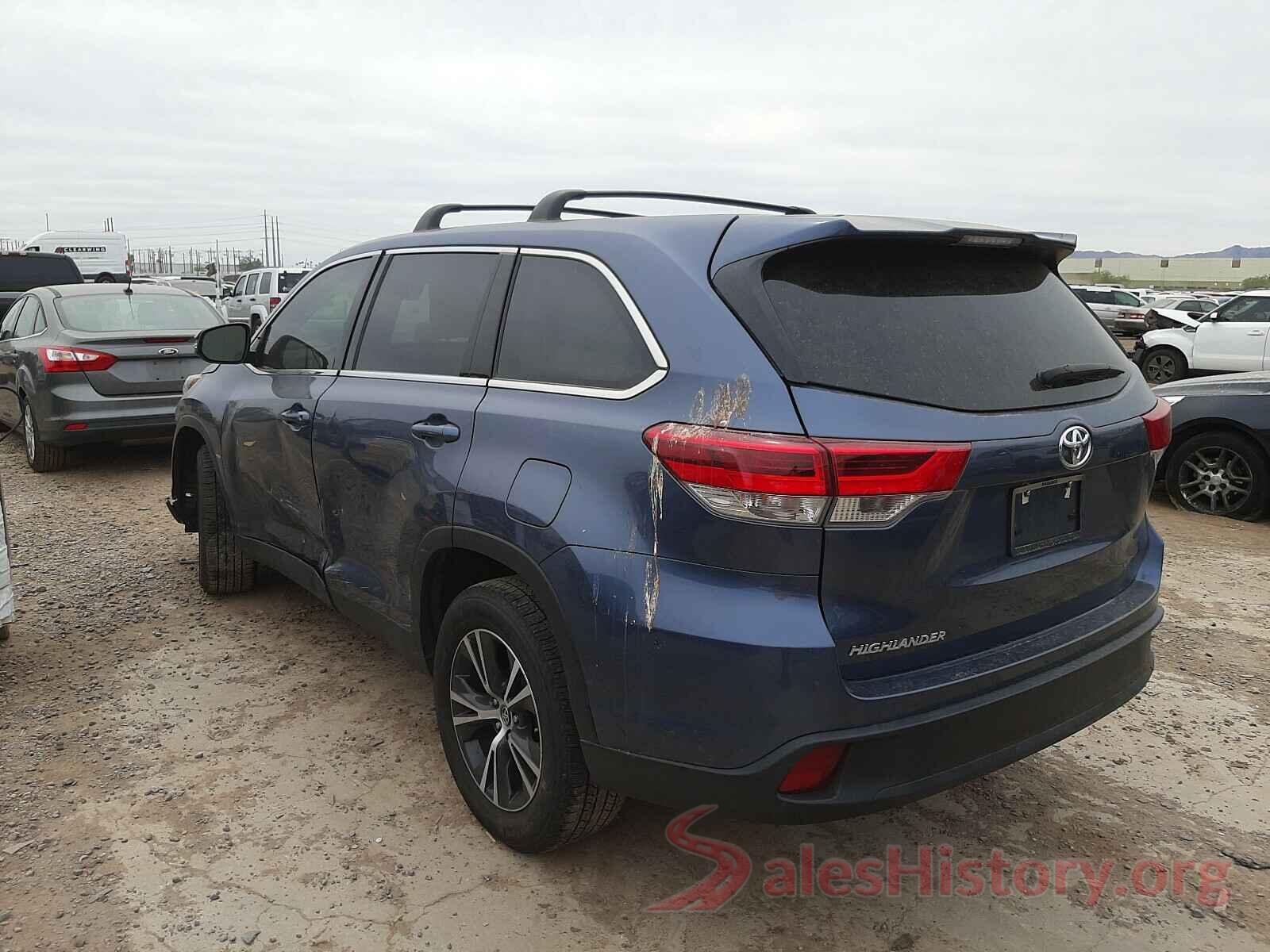 5TDZZRFH7KS349641 2019 TOYOTA HIGHLANDER