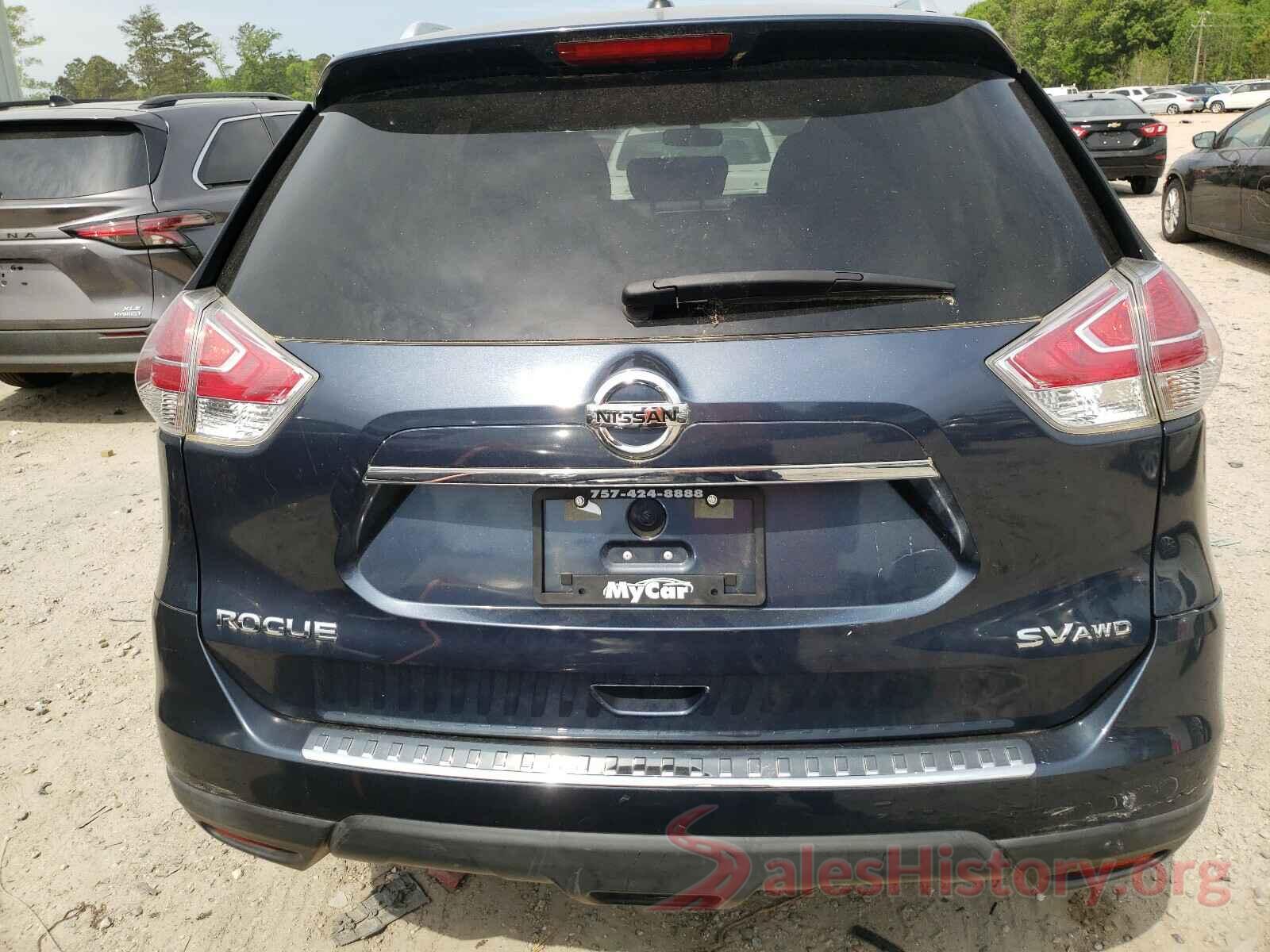 KNMAT2MV7GP724086 2016 NISSAN ROGUE