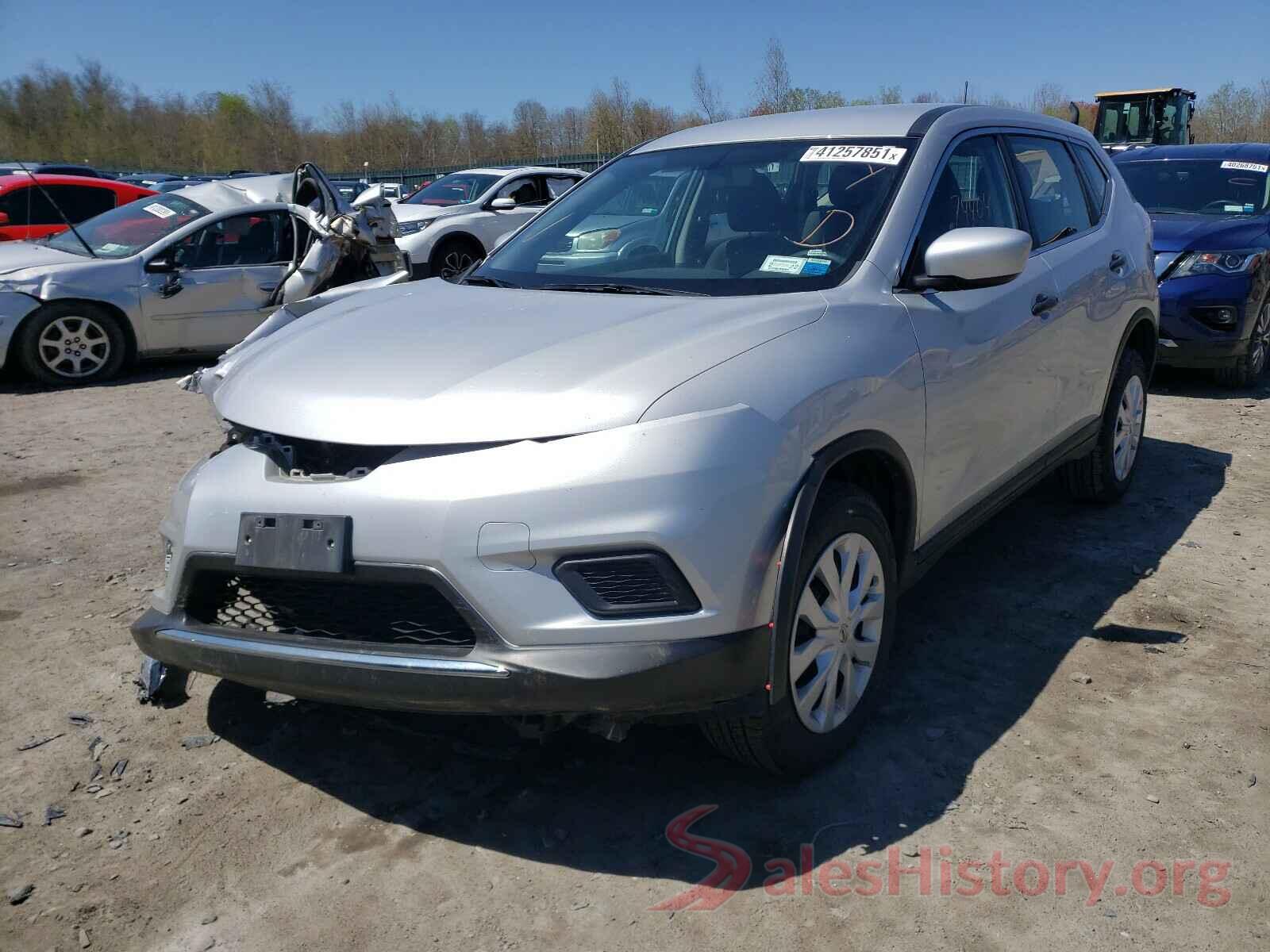 KNMAT2MV3GP660595 2016 NISSAN ROGUE