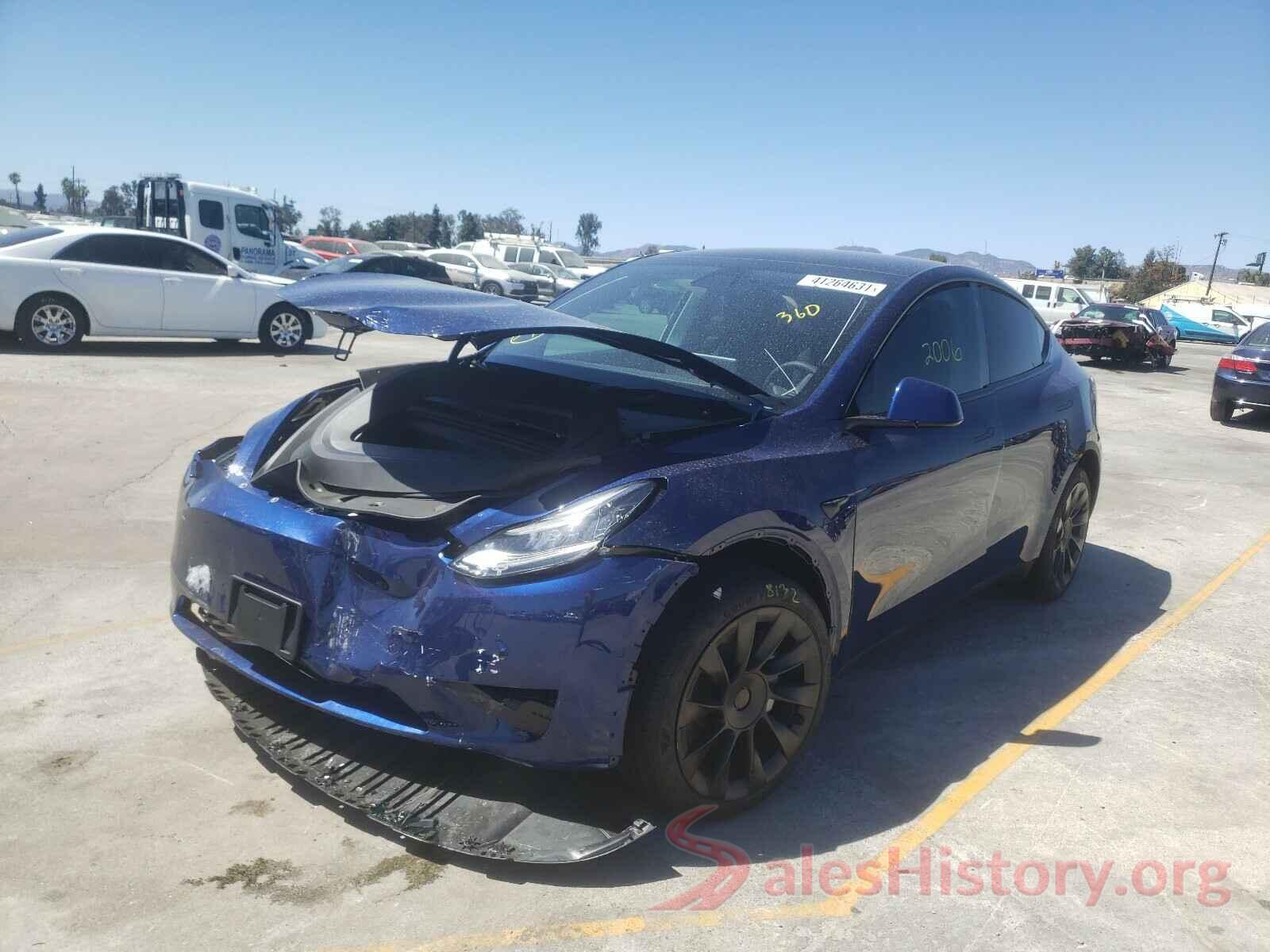 5YJYGDEE2MF123882 2021 TESLA MODEL Y