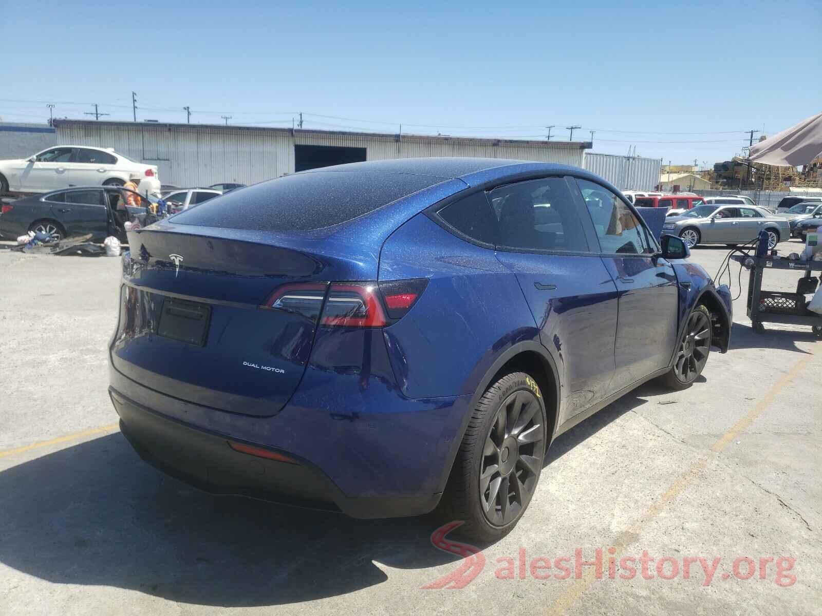 5YJYGDEE2MF123882 2021 TESLA MODEL Y