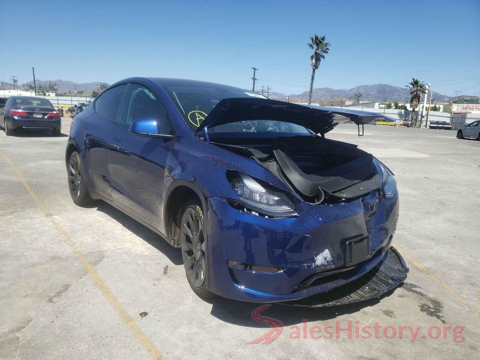 5YJYGDEE2MF123882 2021 TESLA MODEL Y