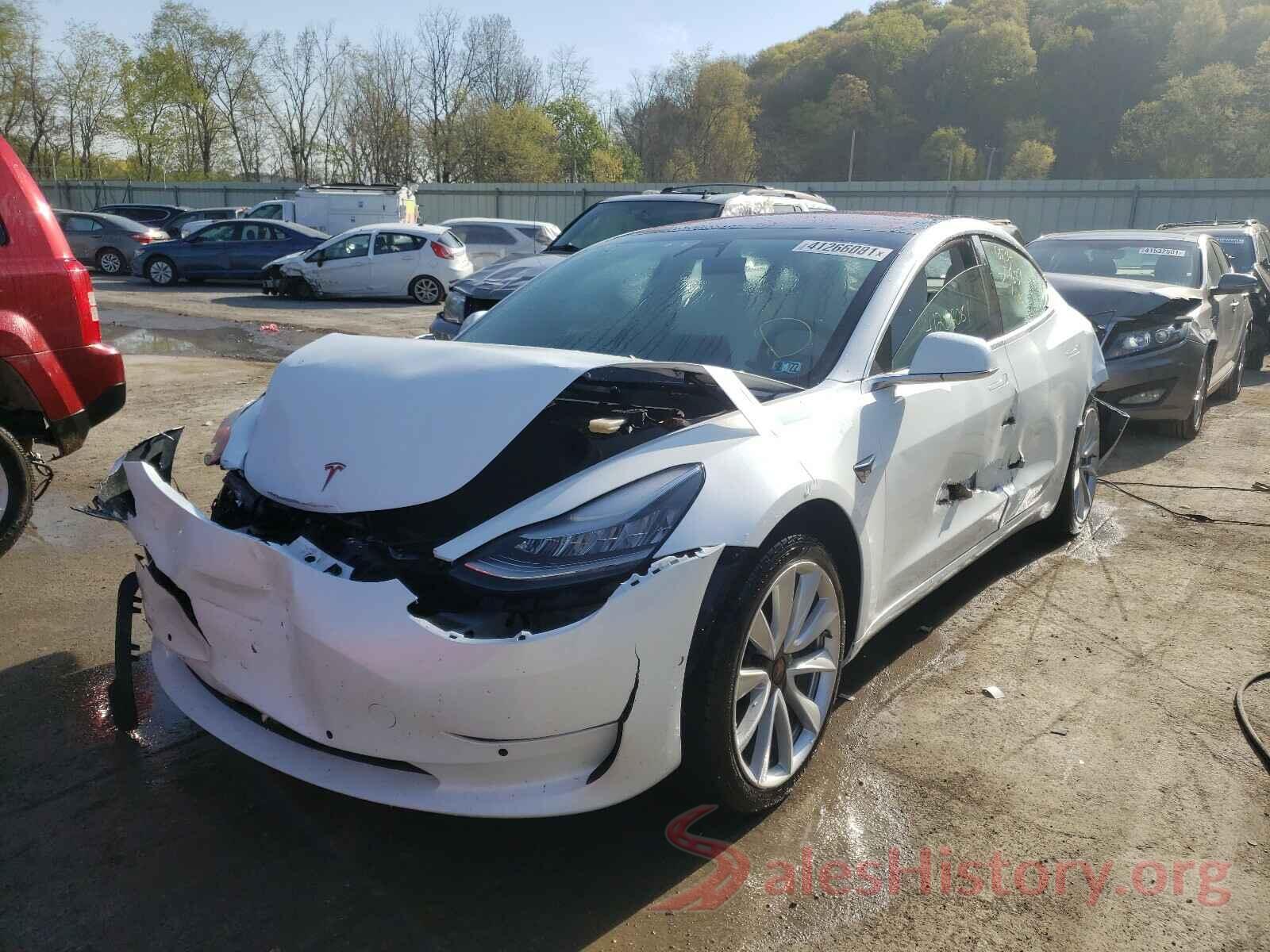 5YJ3E1EB5JF101181 2018 TESLA MODEL 3