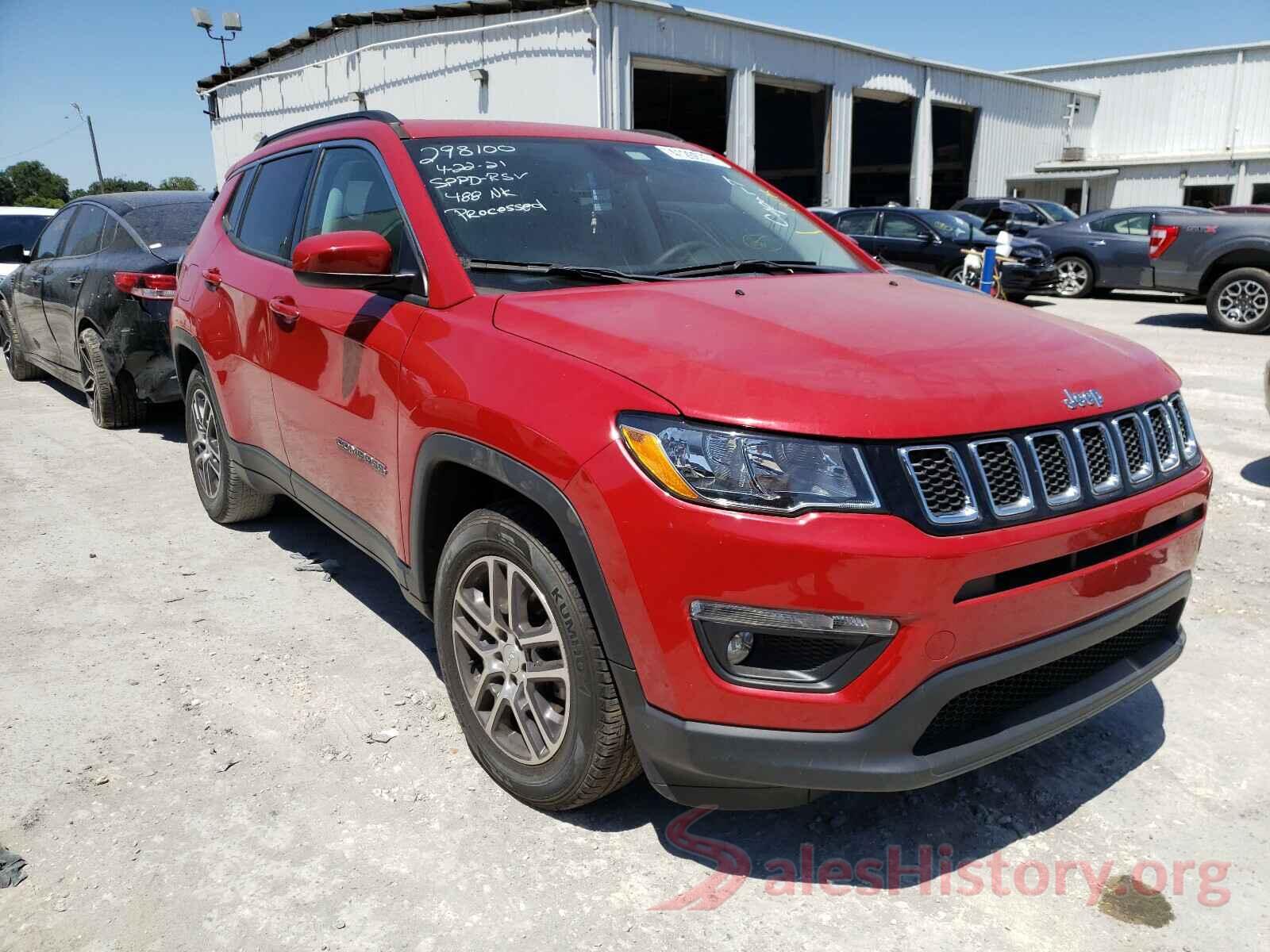 3C4NJCBB7KT636276 2019 JEEP COMPASS