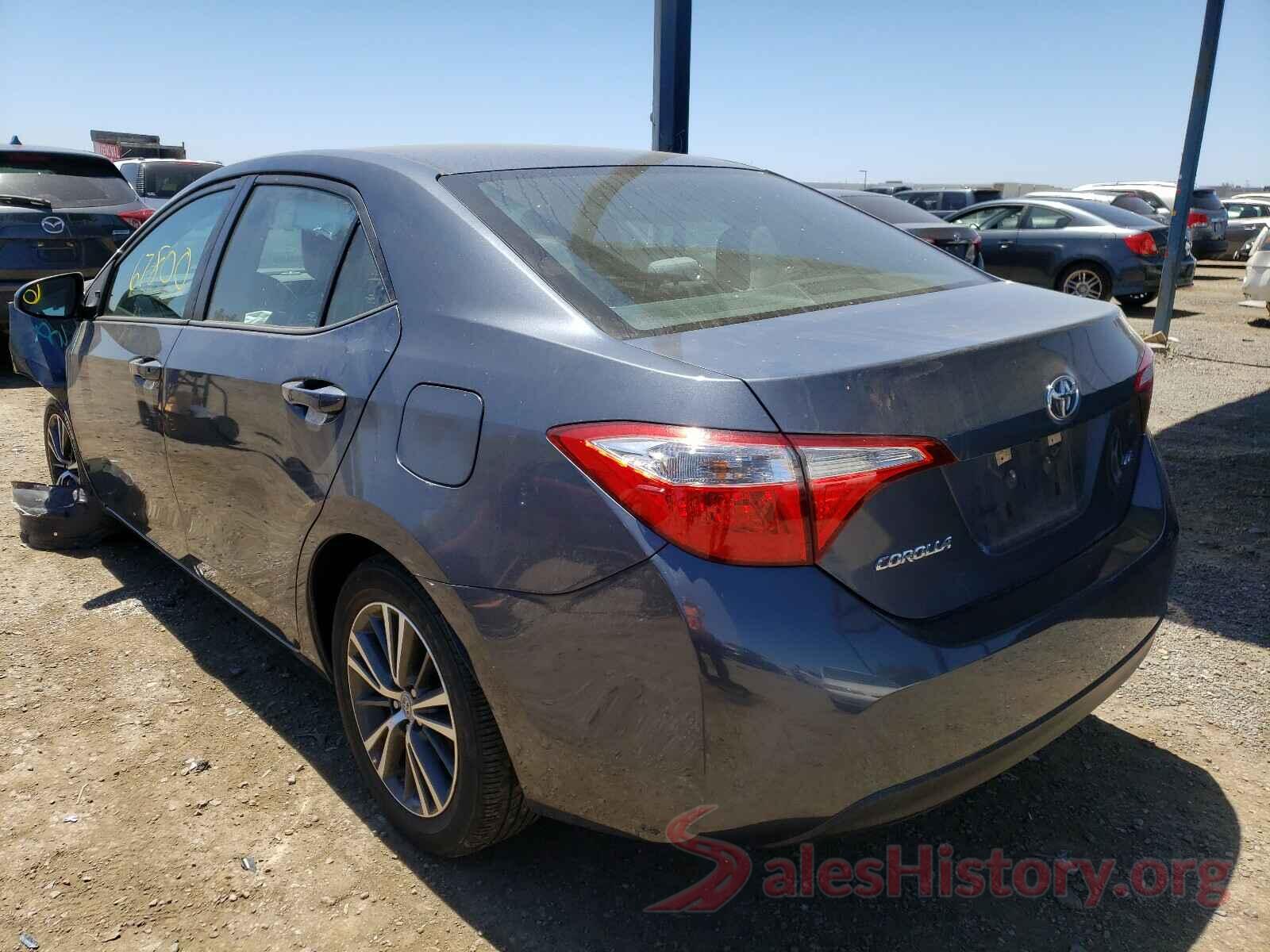 5YFBURHE1GP537316 2016 TOYOTA COROLLA