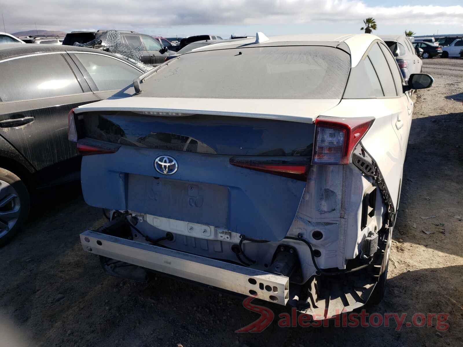 JTDKARFU5K3100715 2019 TOYOTA PRIUS