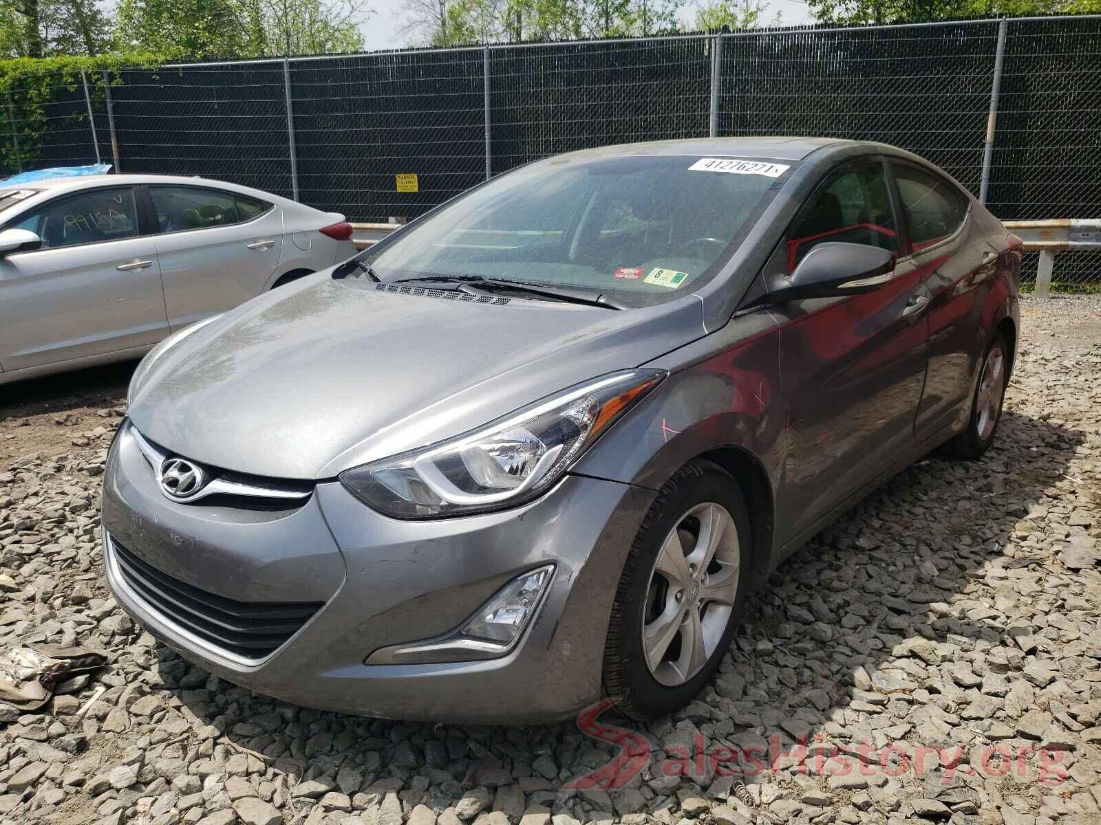 KMHDH4AE8GU593908 2016 HYUNDAI ELANTRA