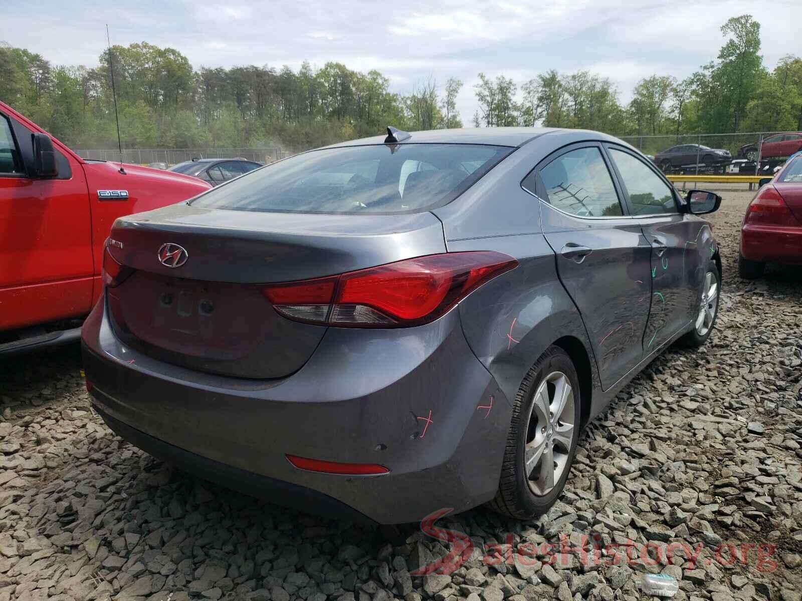 KMHDH4AE8GU593908 2016 HYUNDAI ELANTRA