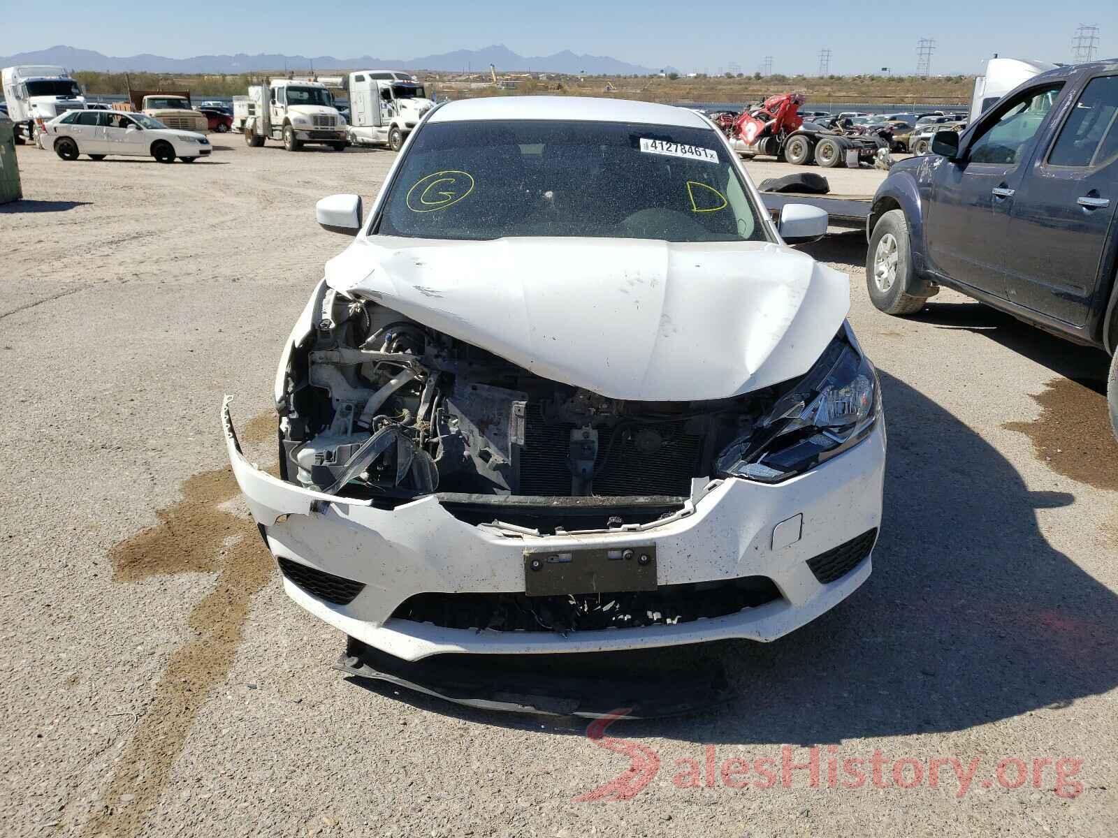 3N1AB7AP3GL663405 2016 NISSAN SENTRA