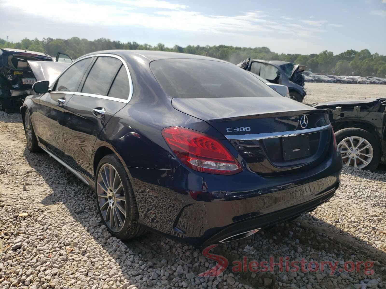 55SWF4JB9HU215937 2017 MERCEDES-BENZ C CLASS