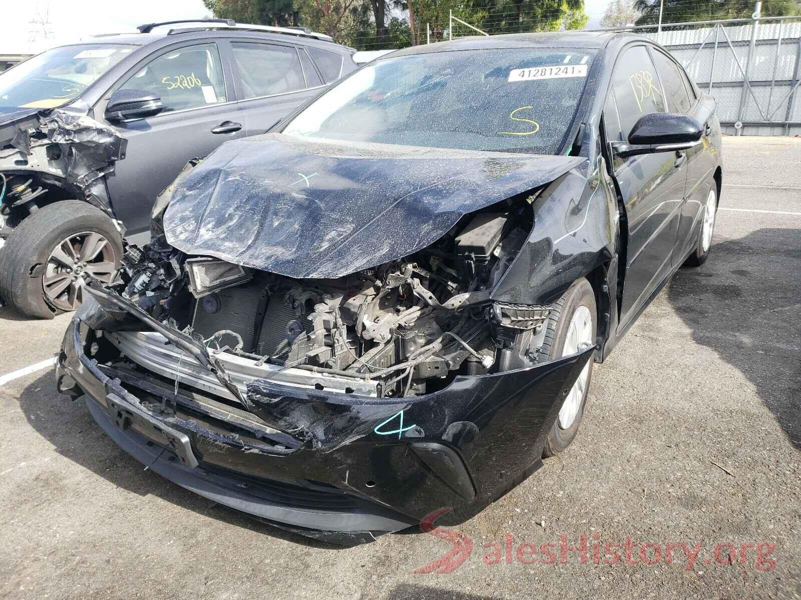 JTDKARFU2K3070847 2019 TOYOTA PRIUS