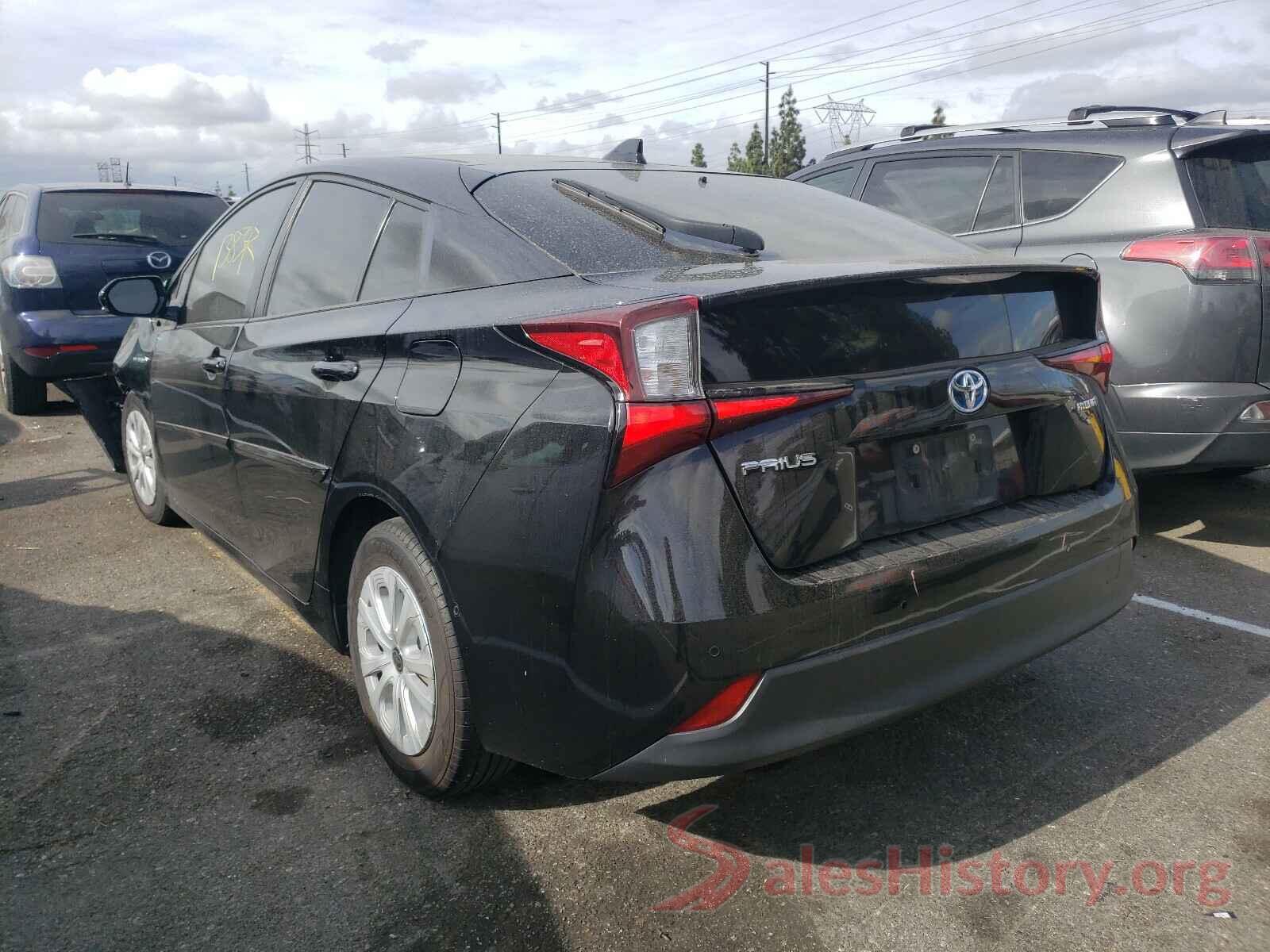 JTDKARFU2K3070847 2019 TOYOTA PRIUS