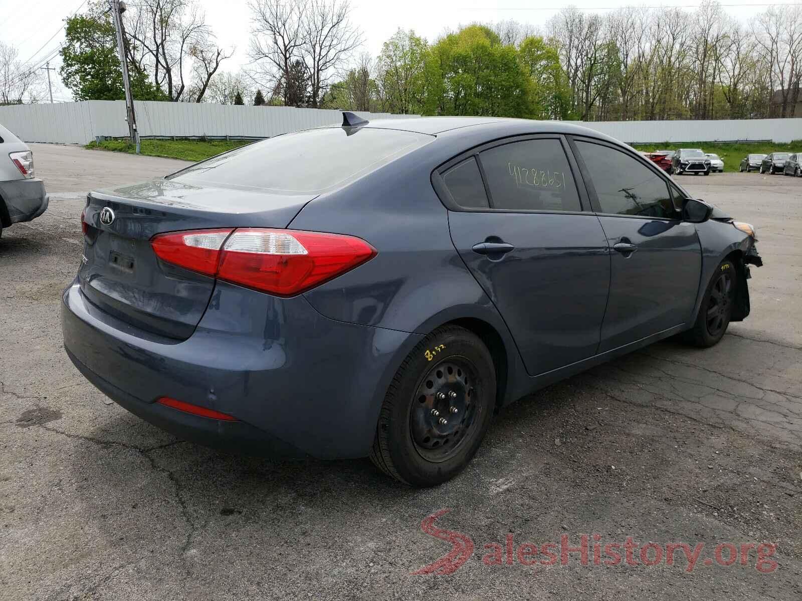 KNAFK4A63G5584032 2016 KIA FORTE