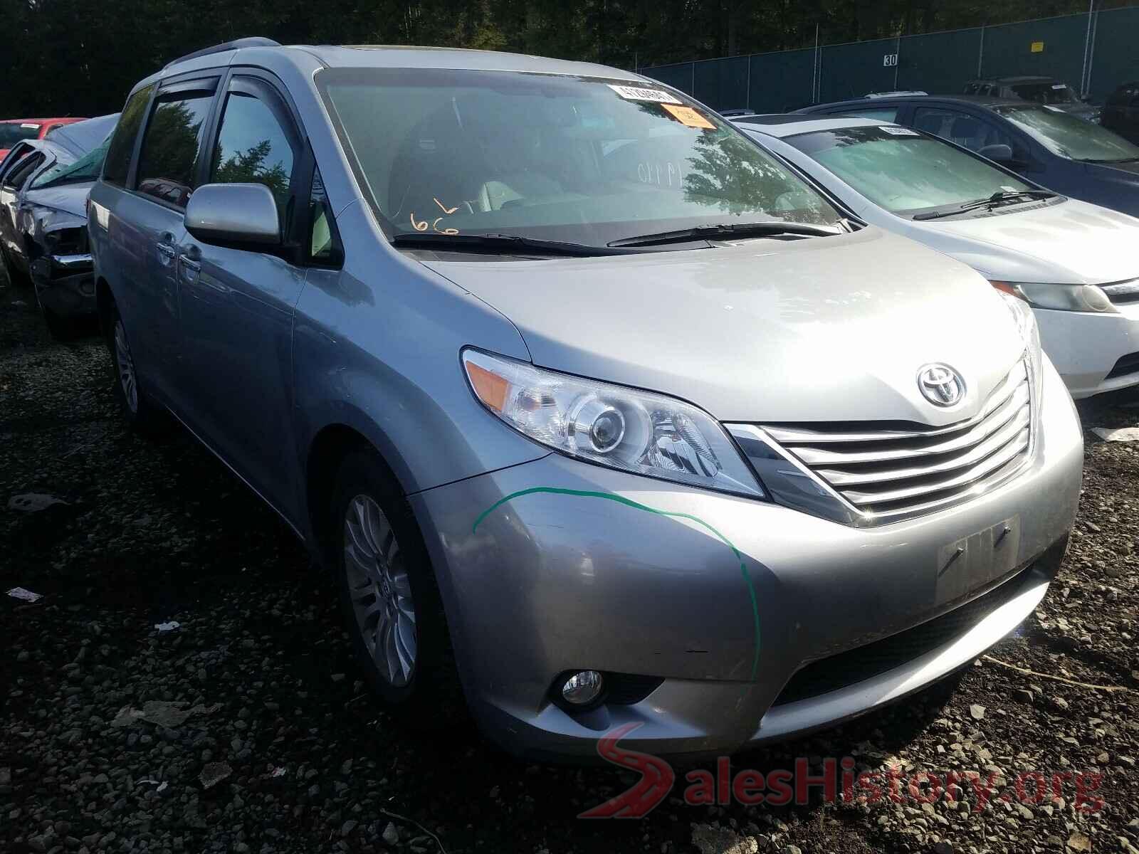 5TDYZ3DC2HS841552 2017 TOYOTA SIENNA