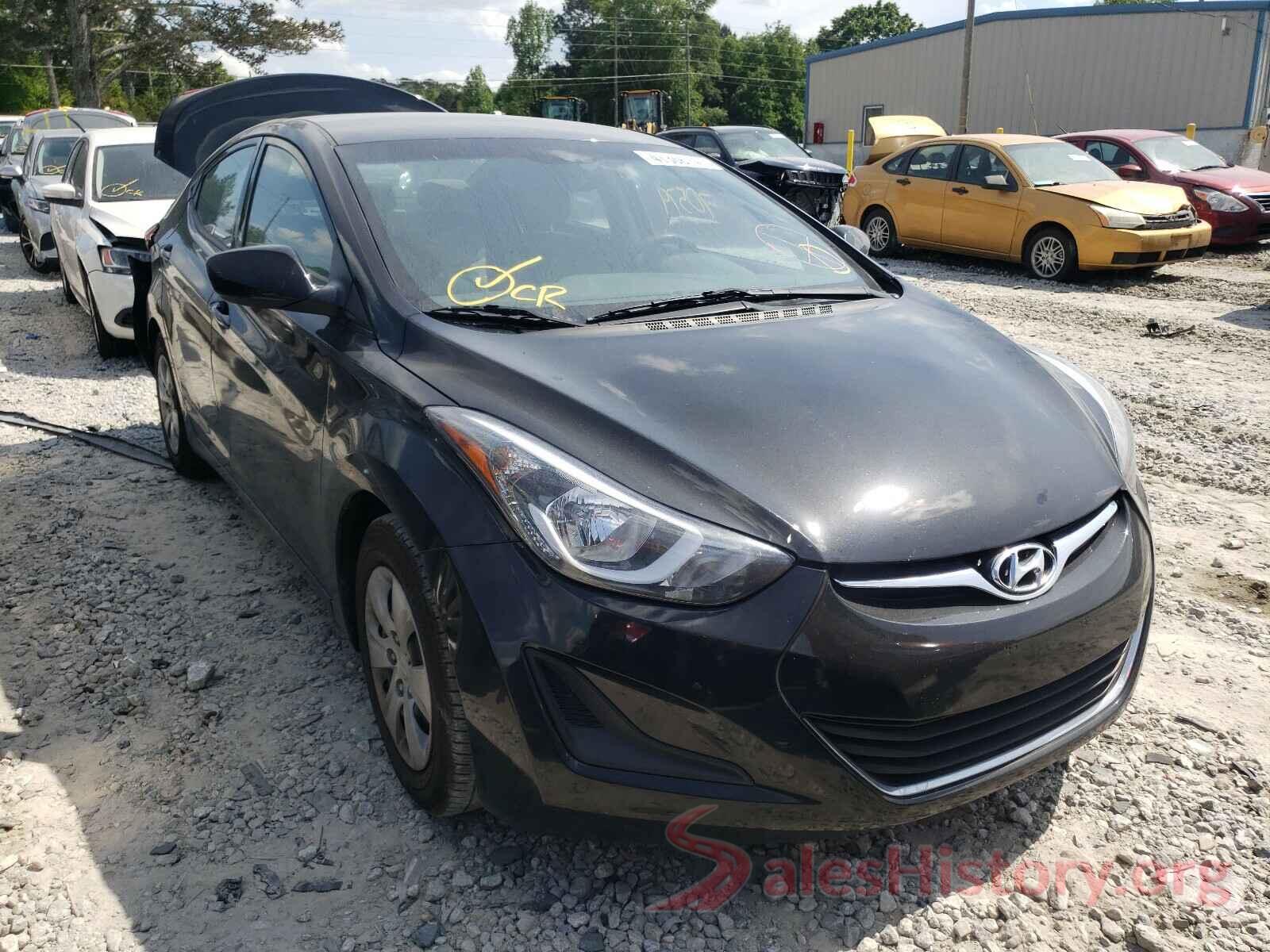 KMHDH4AE3GU481260 2016 HYUNDAI ELANTRA