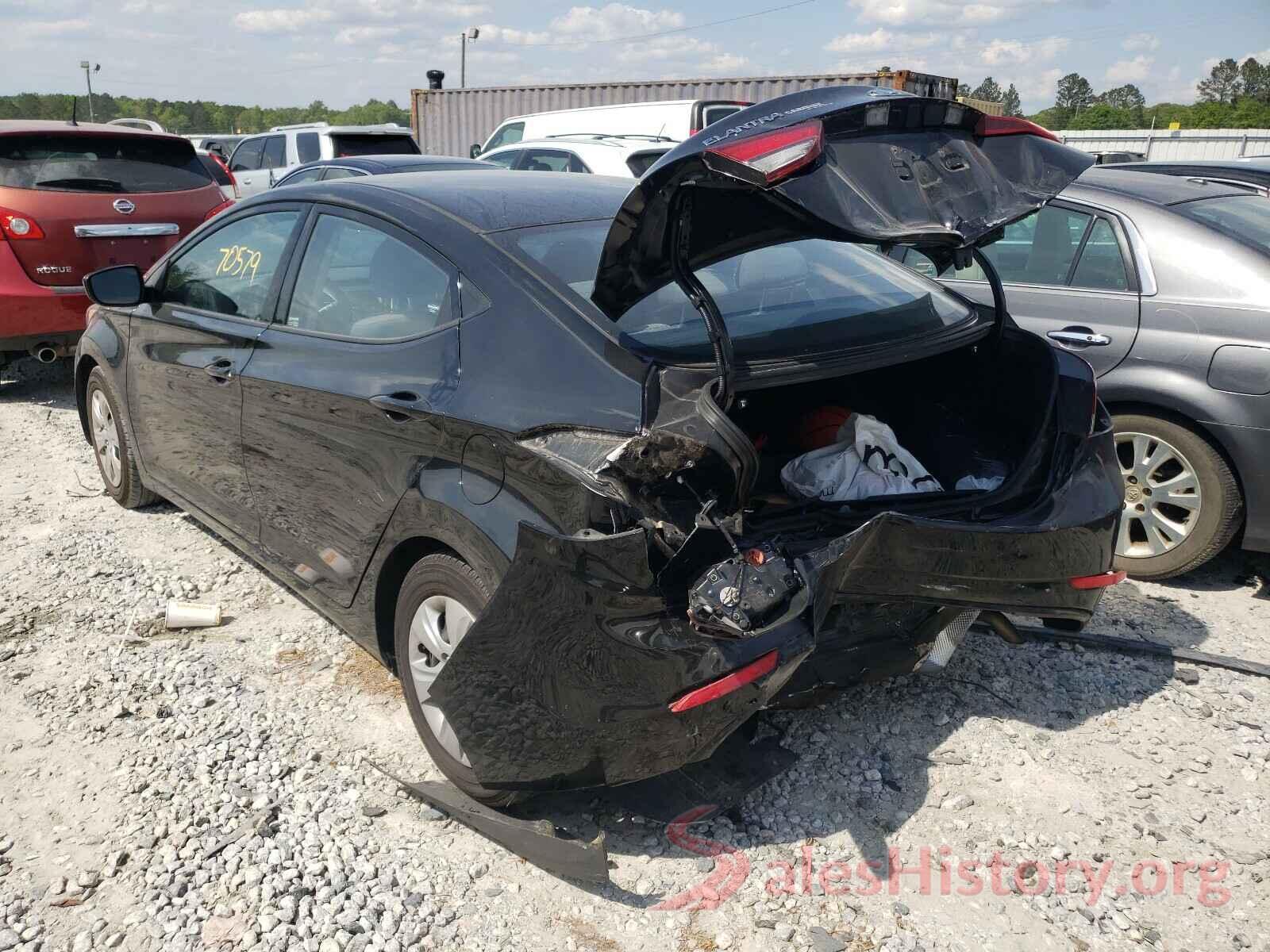 KMHDH4AE3GU481260 2016 HYUNDAI ELANTRA