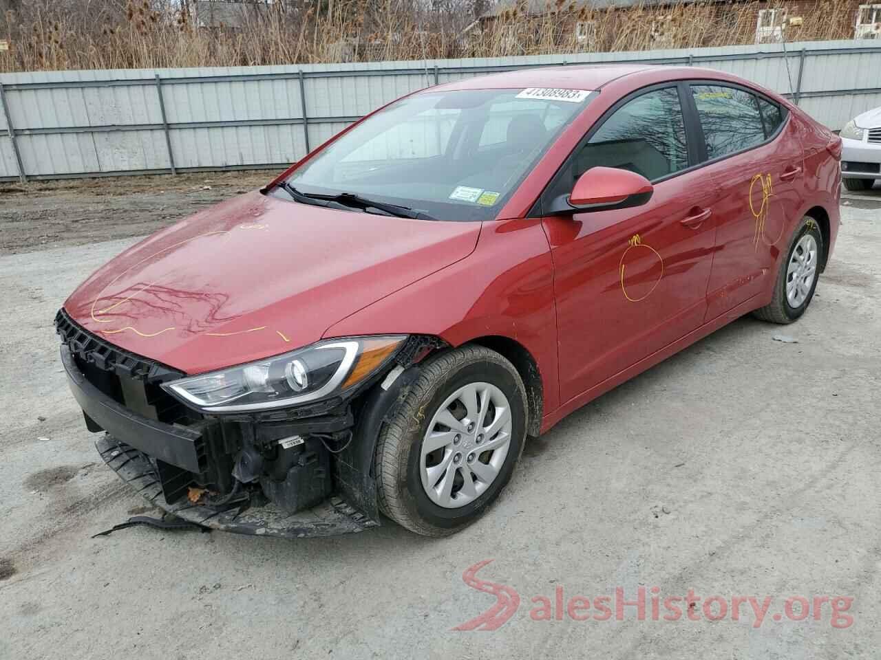 5NPD74LF0HH171740 2017 HYUNDAI ELANTRA