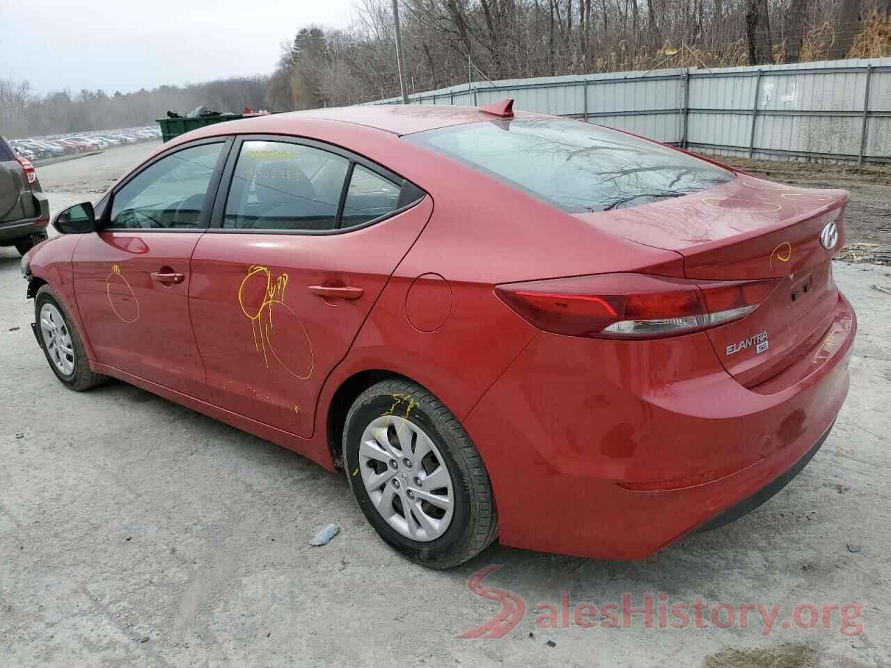 5NPD74LF0HH171740 2017 HYUNDAI ELANTRA