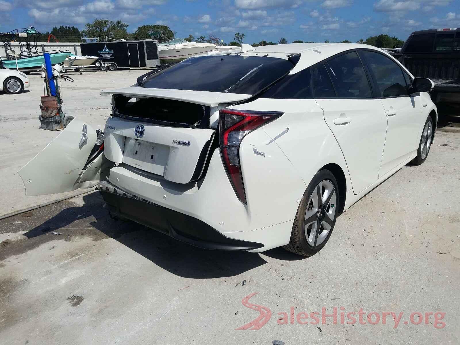 JTDKARFU4J3552542 2018 TOYOTA PRIUS