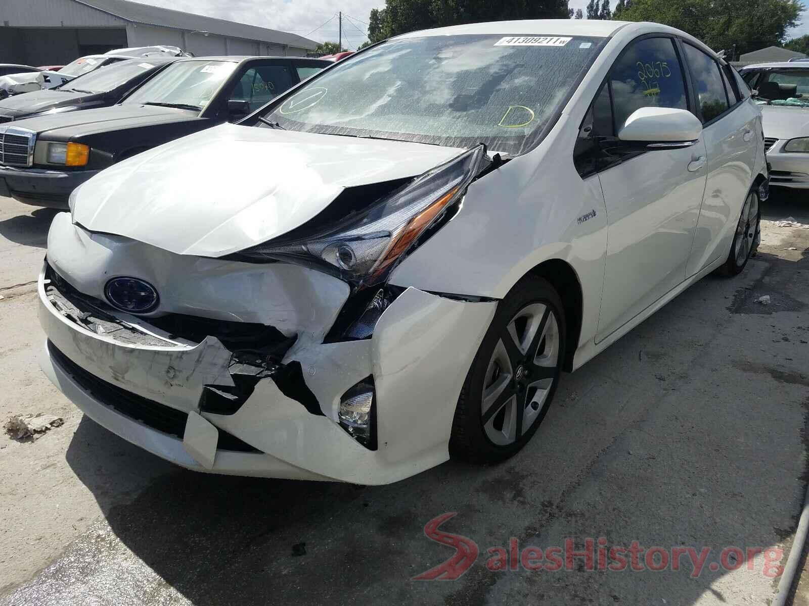 JTDKARFU4J3552542 2018 TOYOTA PRIUS