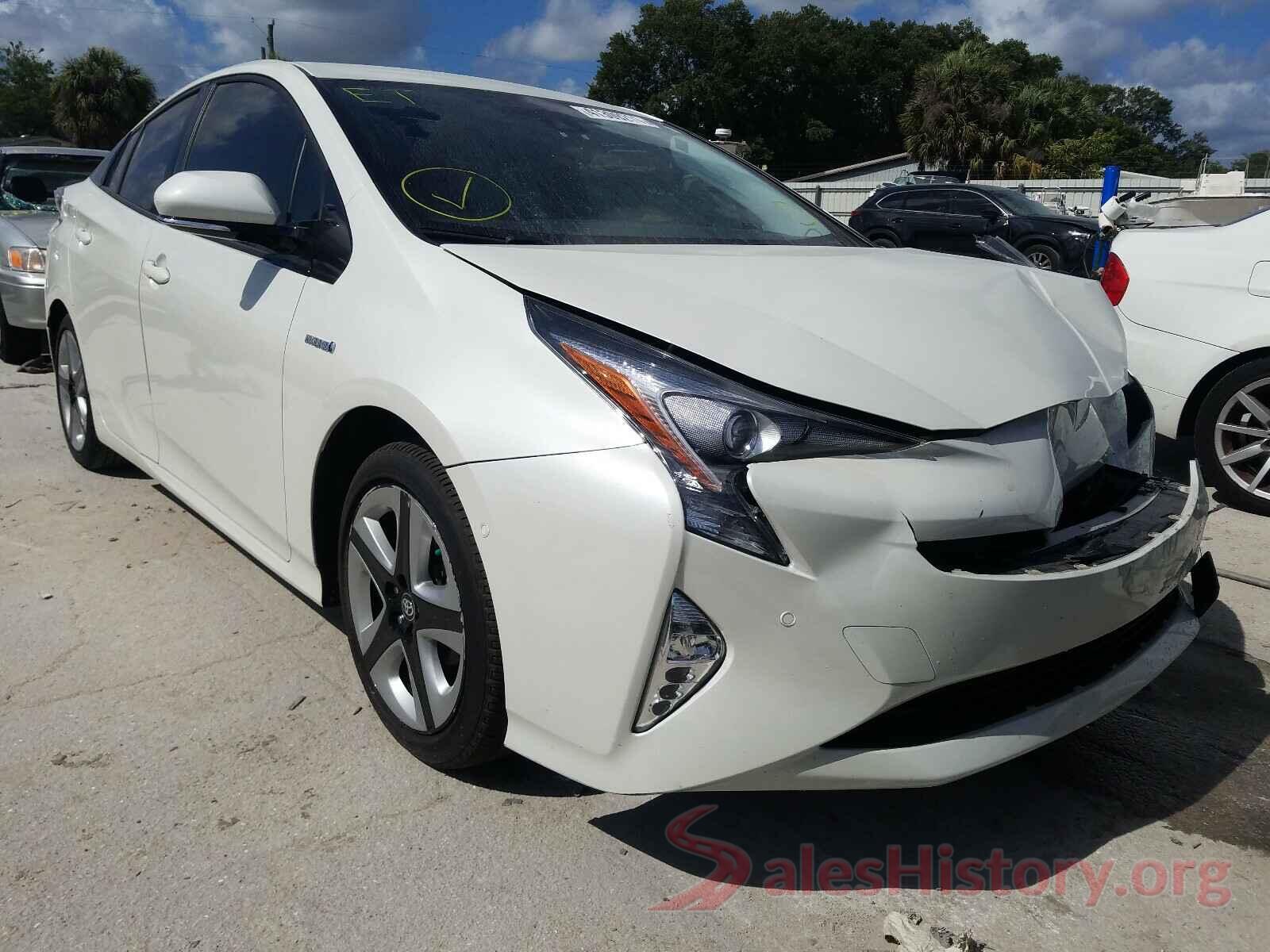 JTDKARFU4J3552542 2018 TOYOTA PRIUS