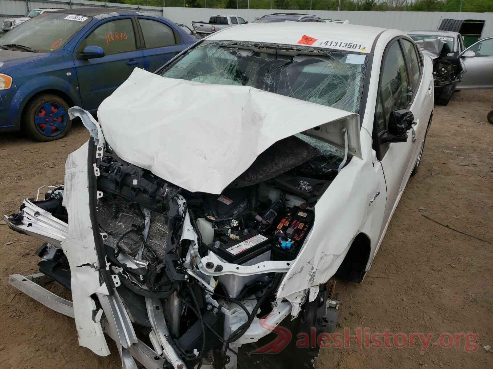 JTDKARFU1L3108764 2020 TOYOTA PRIUS