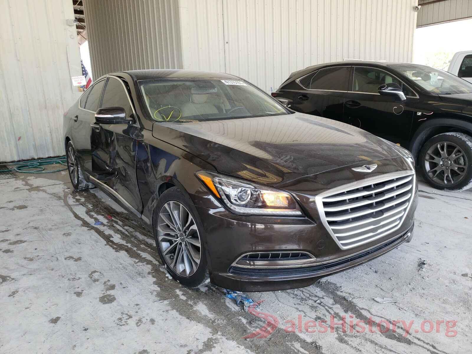 KMHGN4JE1GU130837 2016 HYUNDAI GENESIS