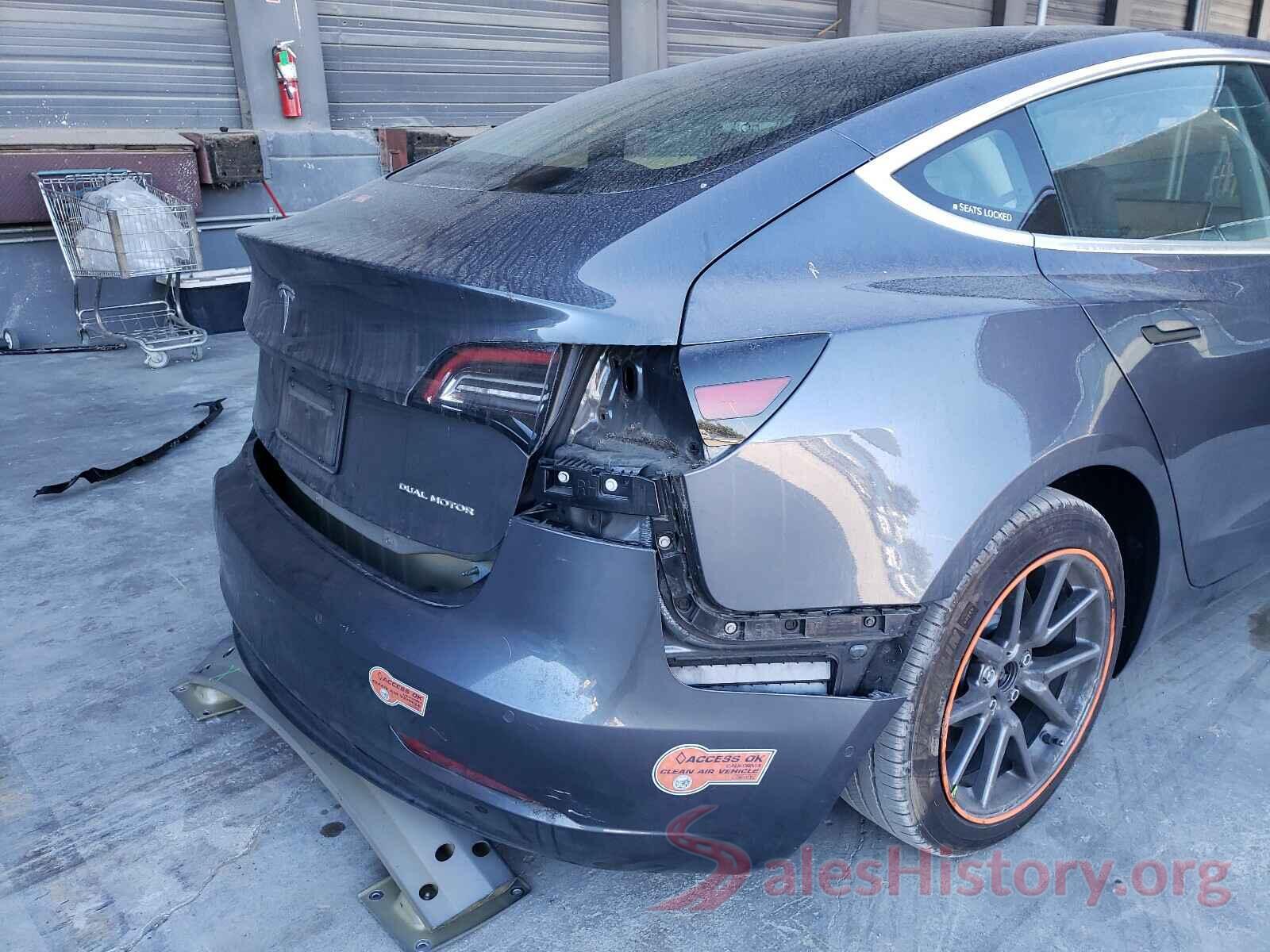 5YJ3E1EB9KF191808 2019 TESLA MODEL 3