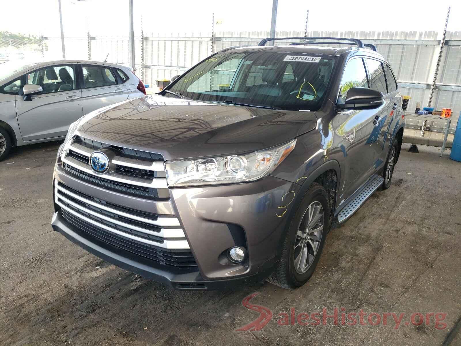 5TDJGRFH5KS061782 2019 TOYOTA HIGHLANDER