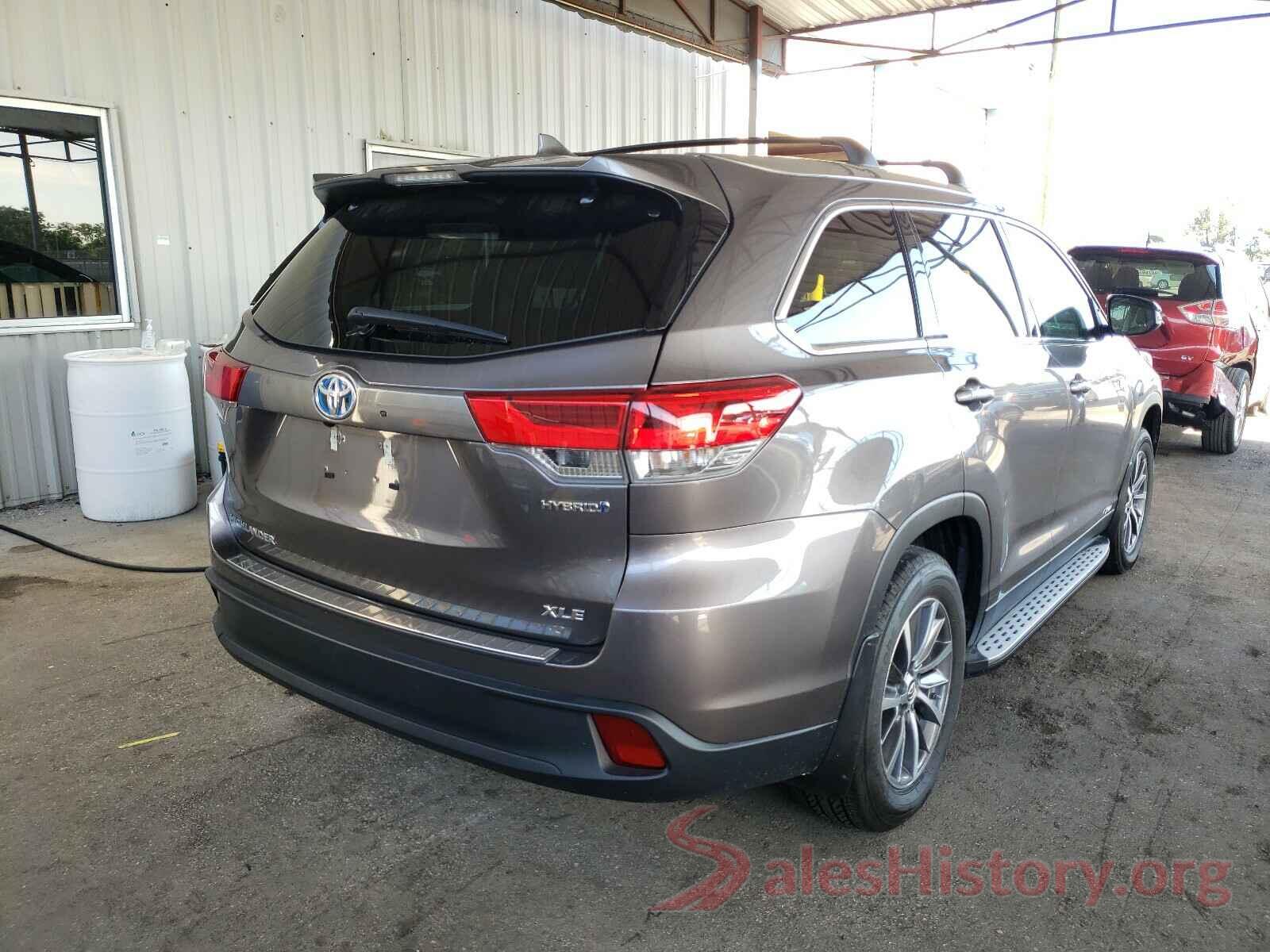 5TDJGRFH5KS061782 2019 TOYOTA HIGHLANDER