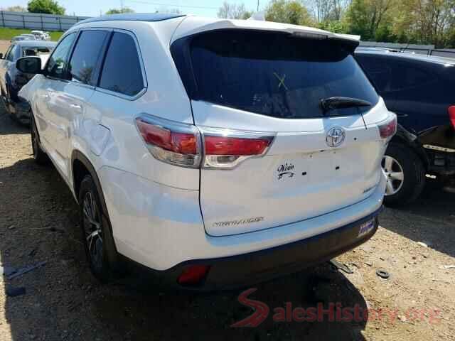 5TDJKRFH8GS334106 2016 TOYOTA HIGHLANDER