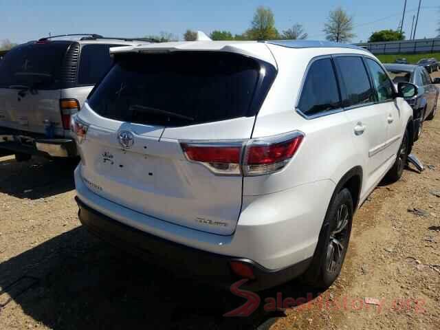 5TDJKRFH8GS334106 2016 TOYOTA HIGHLANDER