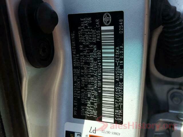 4T1BF1FK0EU411092 2014 TOYOTA CAMRY