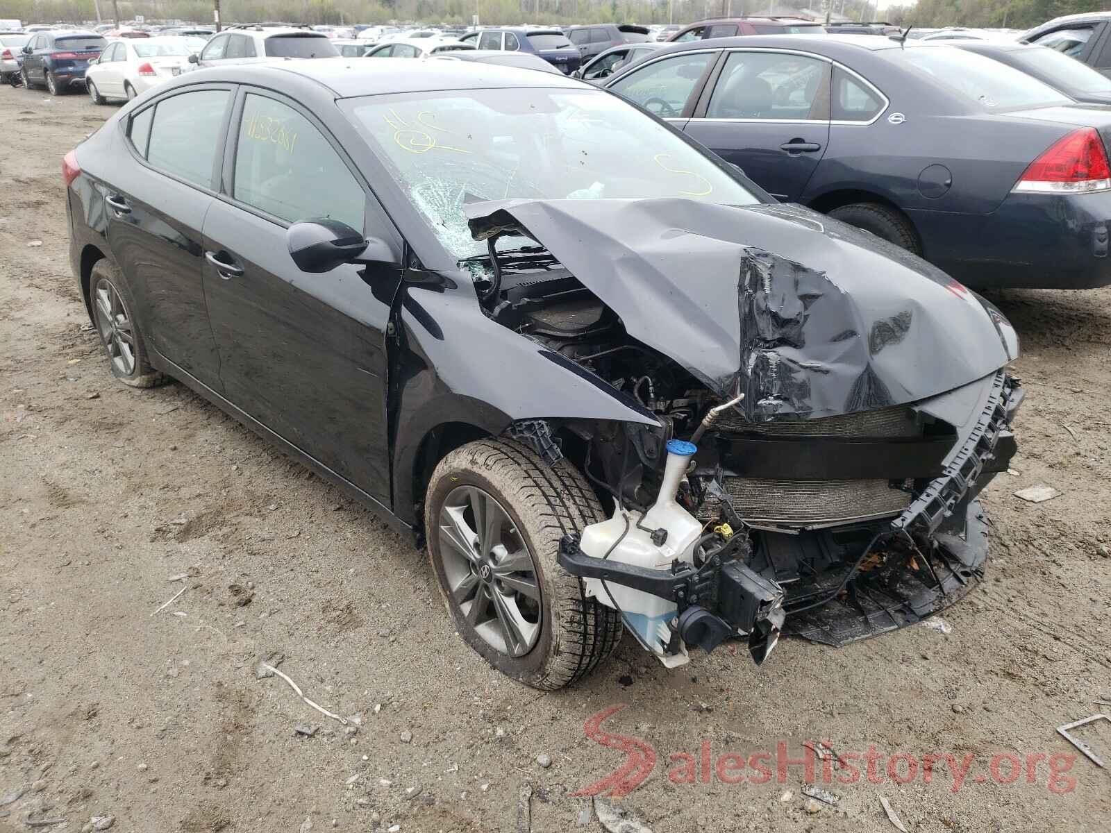 5NPD84LF8JH300407 2018 HYUNDAI ELANTRA